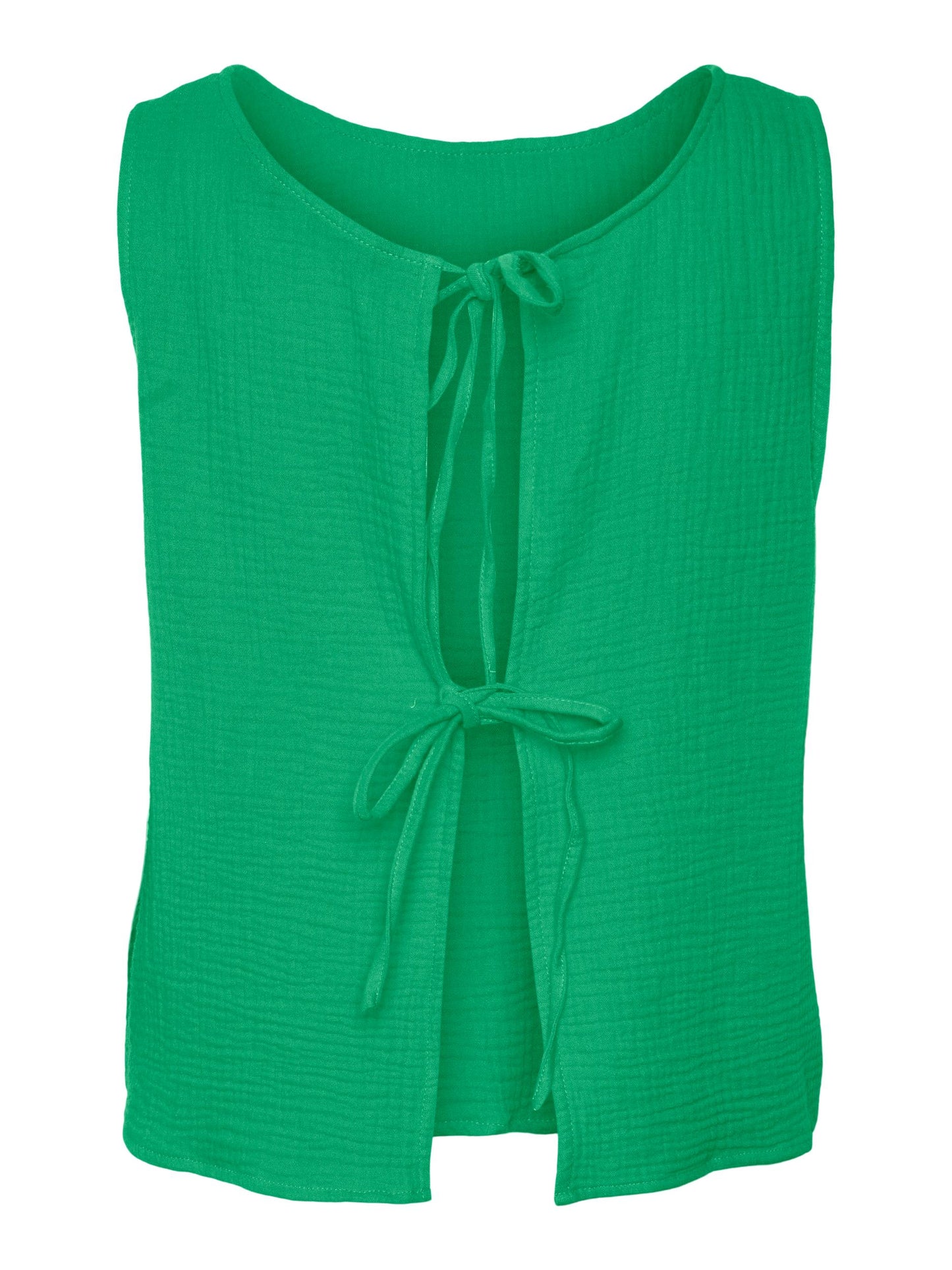 Vmnatali Sl Open Back Top Wvn (Holly Green)