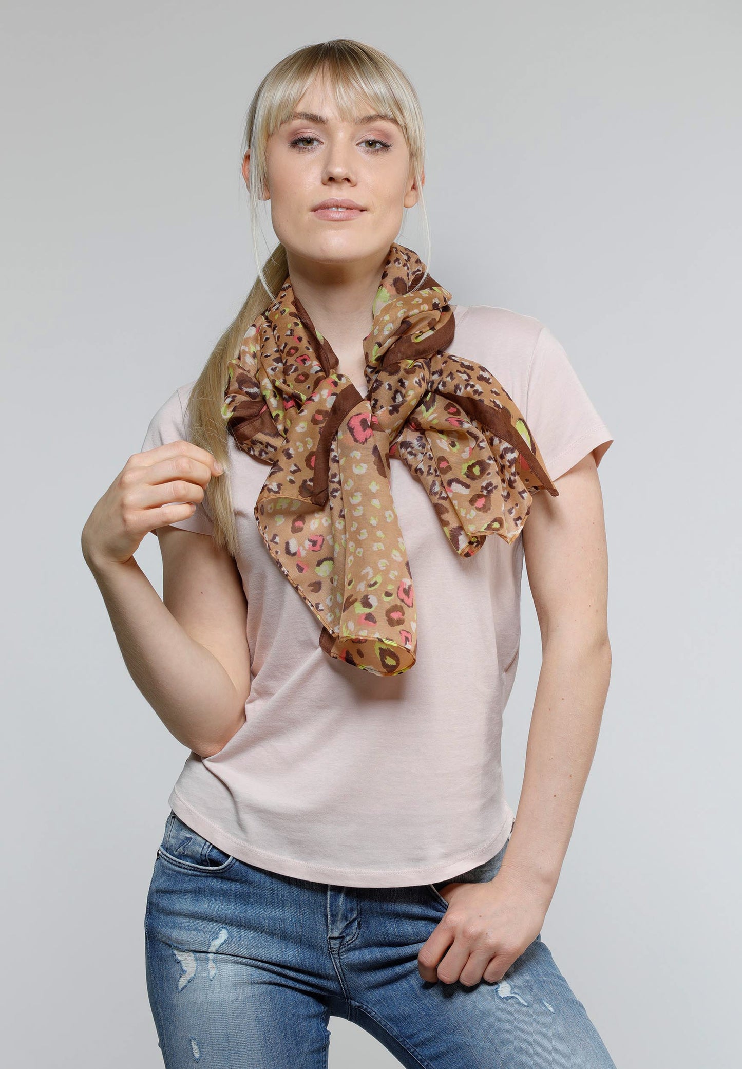 Schal Polyester Schal (Camel)
