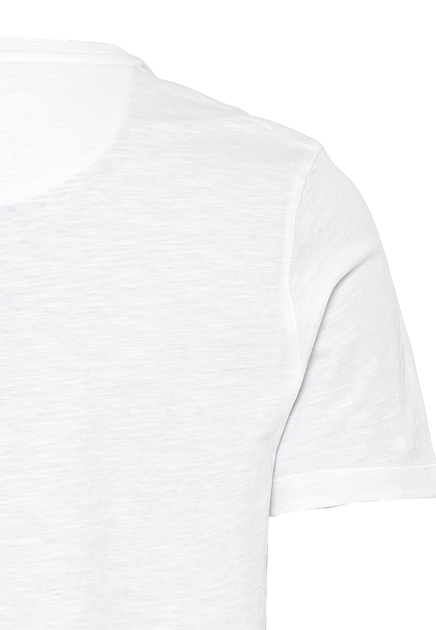 Kurzarm Henley aus Organic Cotton (Broken White)