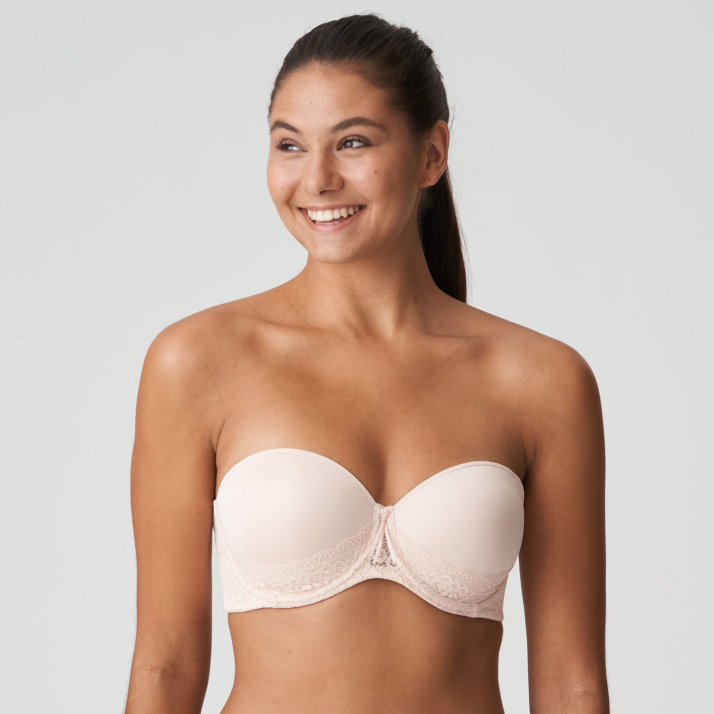 I DO silky tan Unterlegter BH trägerlos (Skt)