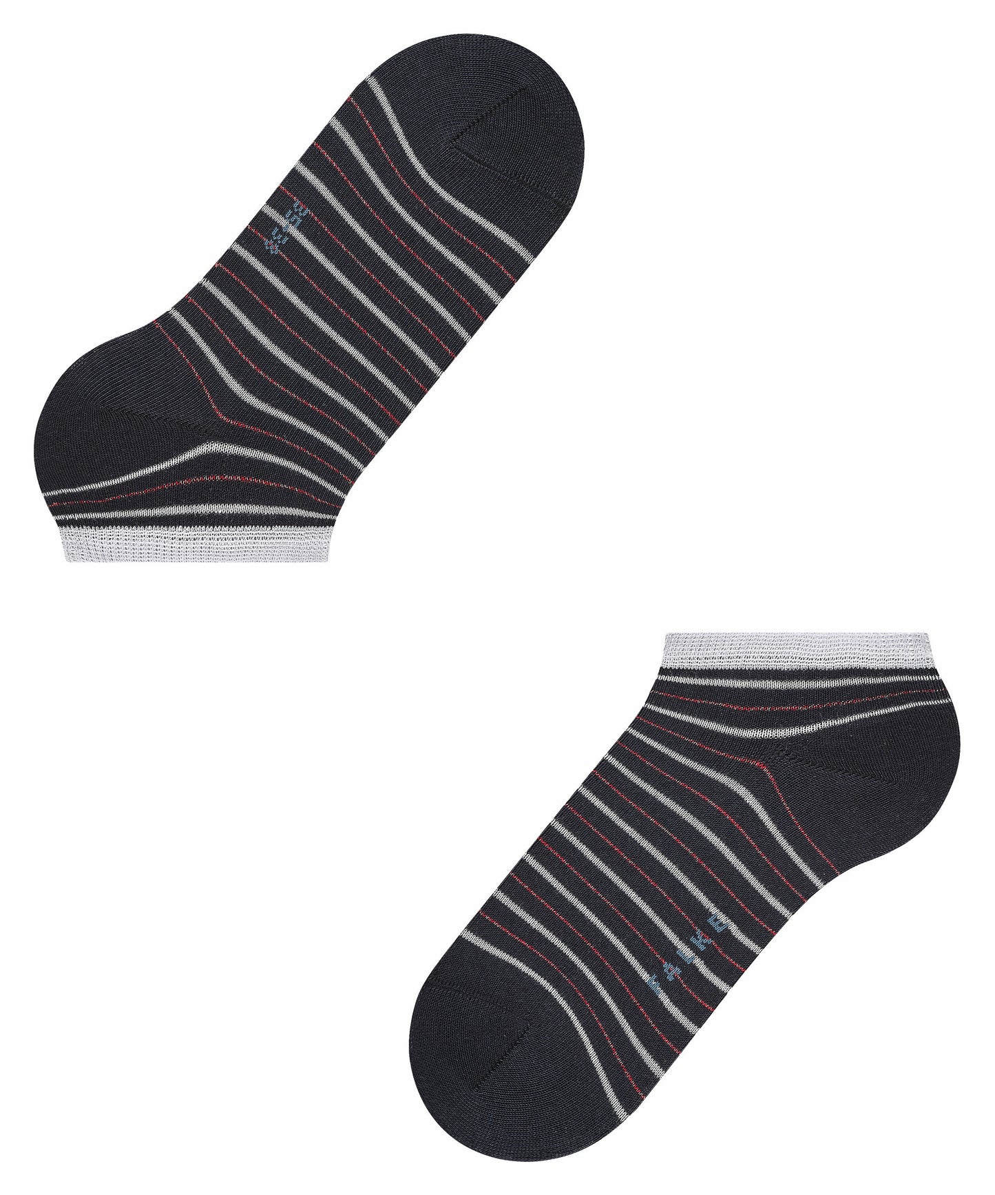 Sneakersocken Stripe Shimmer (Dark Navy)