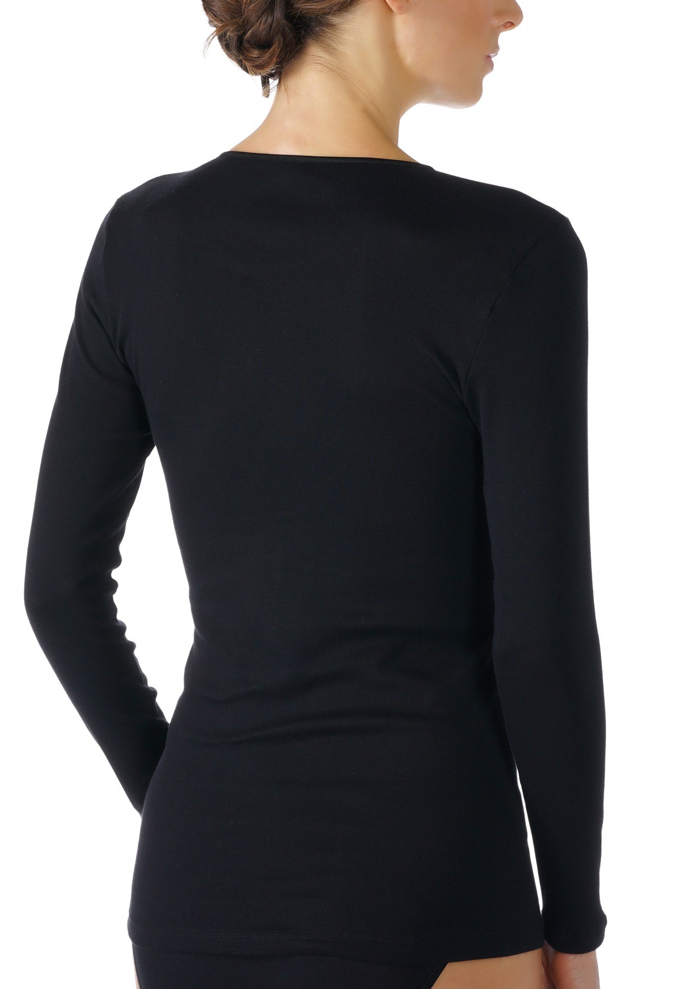 Shirt langarm (Schwarz)