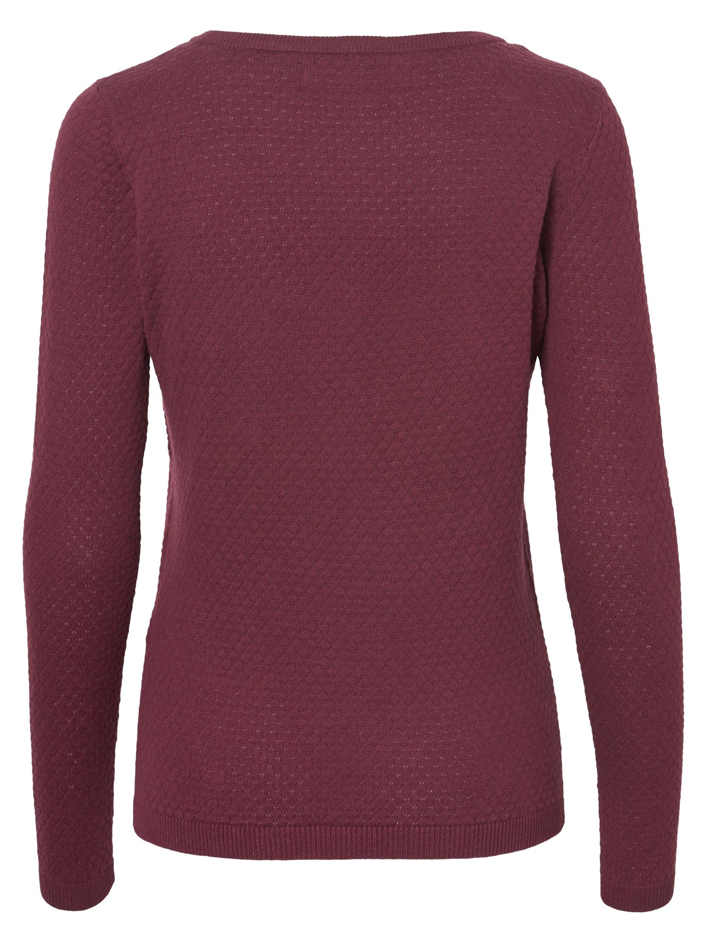 Vmcare Structure Ls O-neck Blou Noos (Winetasting)