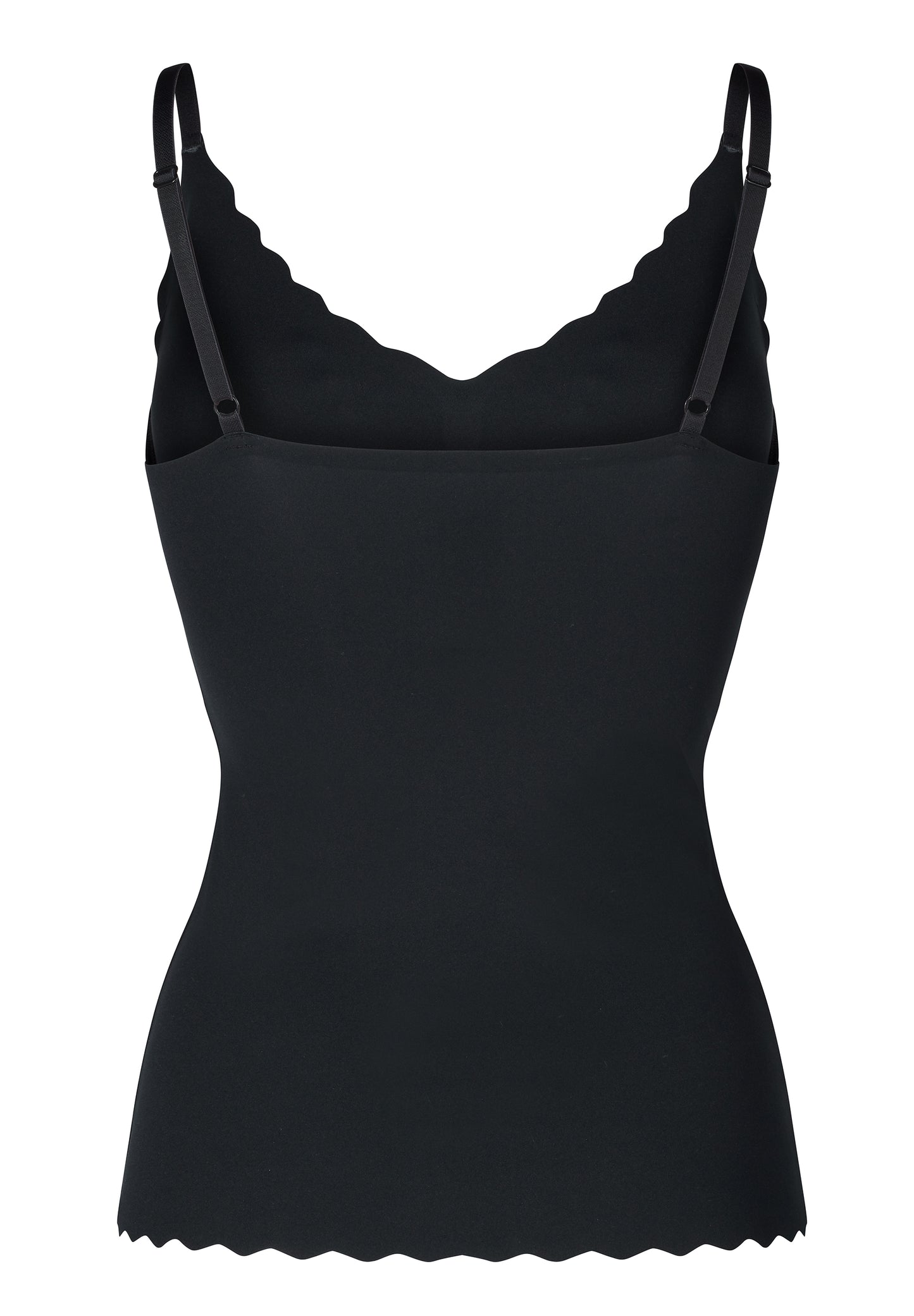 Skiny Damen Spaghettishirt herausnehmbare Pads Micro Essentials (Black)