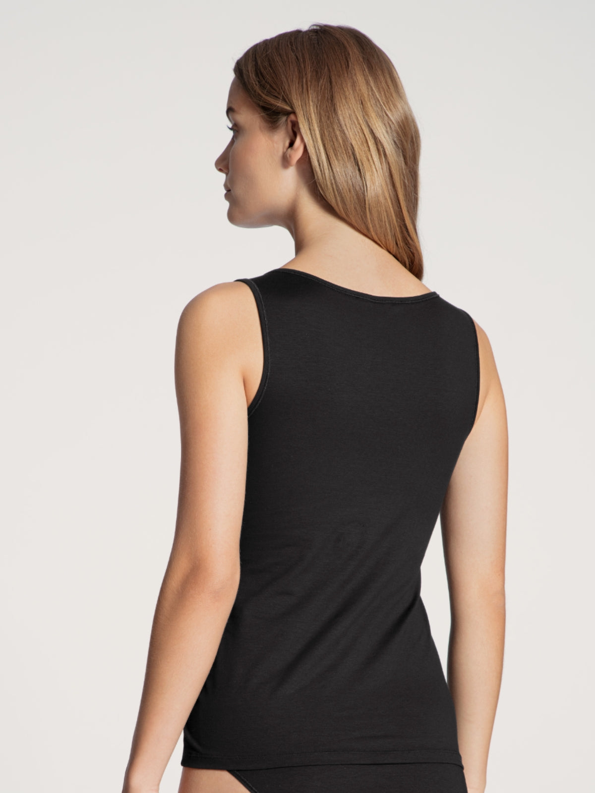 DAMEN Top ohne Arm (Schwarz)