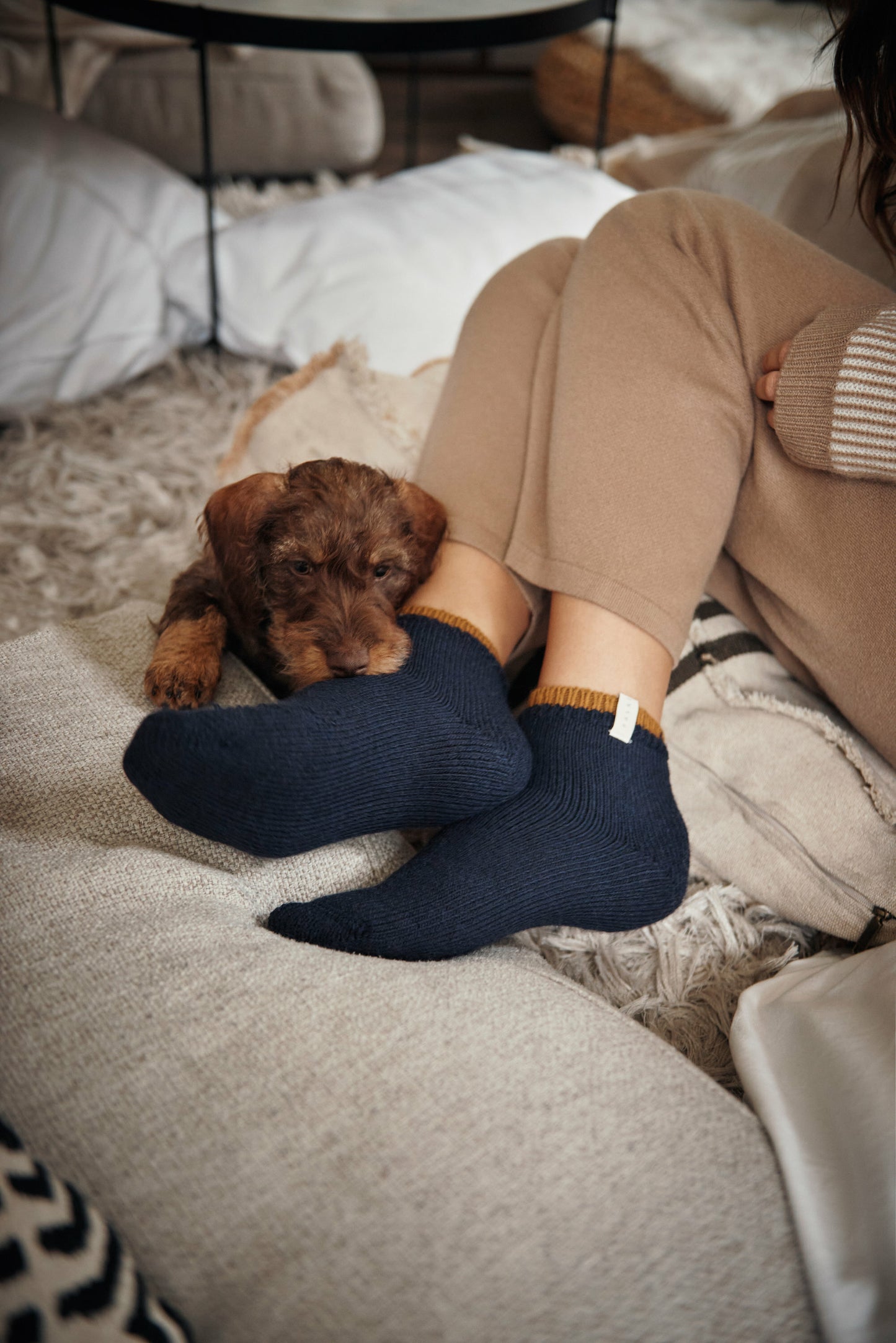 Socken Cosy Plush (Anthra.mel)