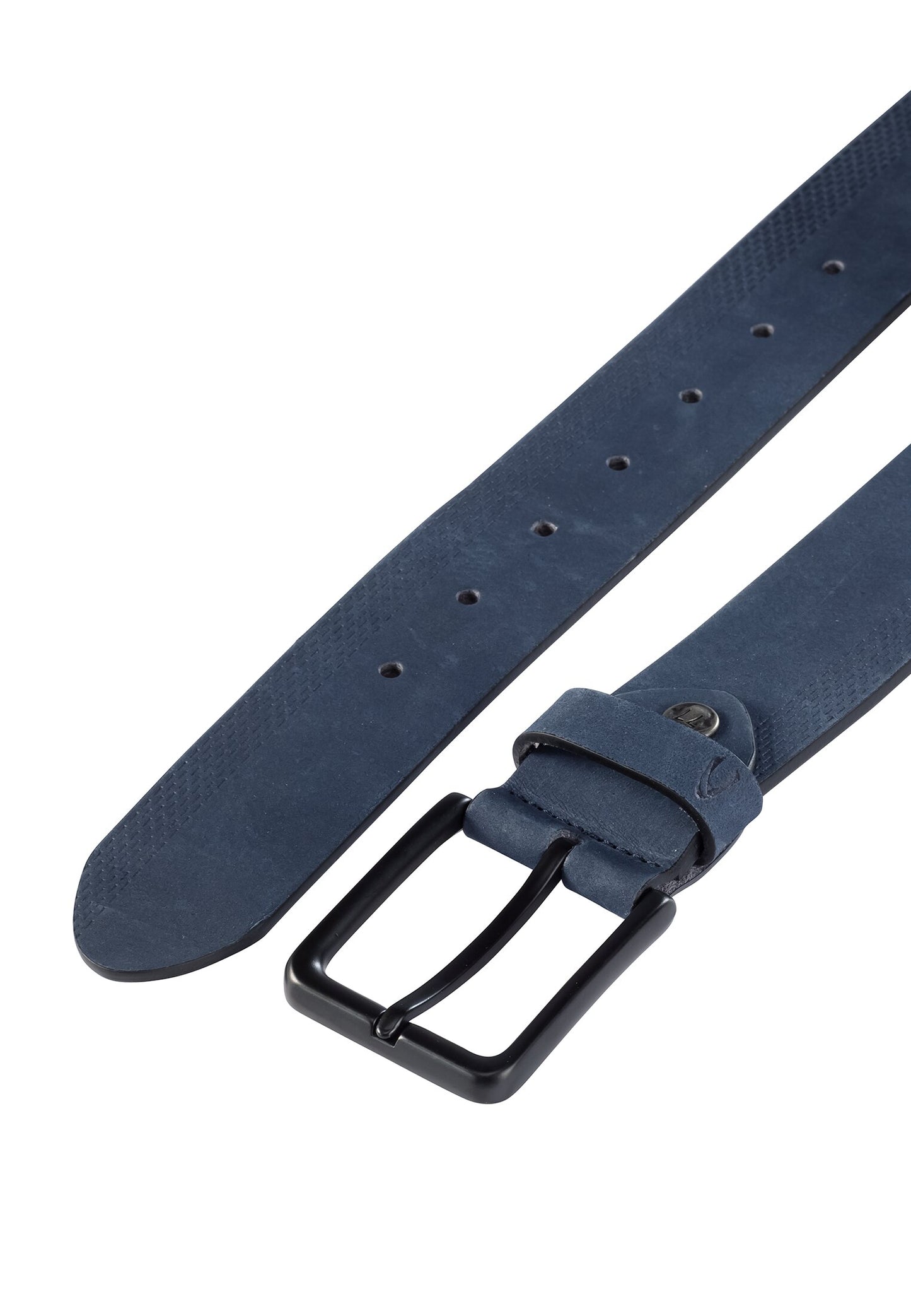 Gürtel aus Nubukleder (Night Blue)