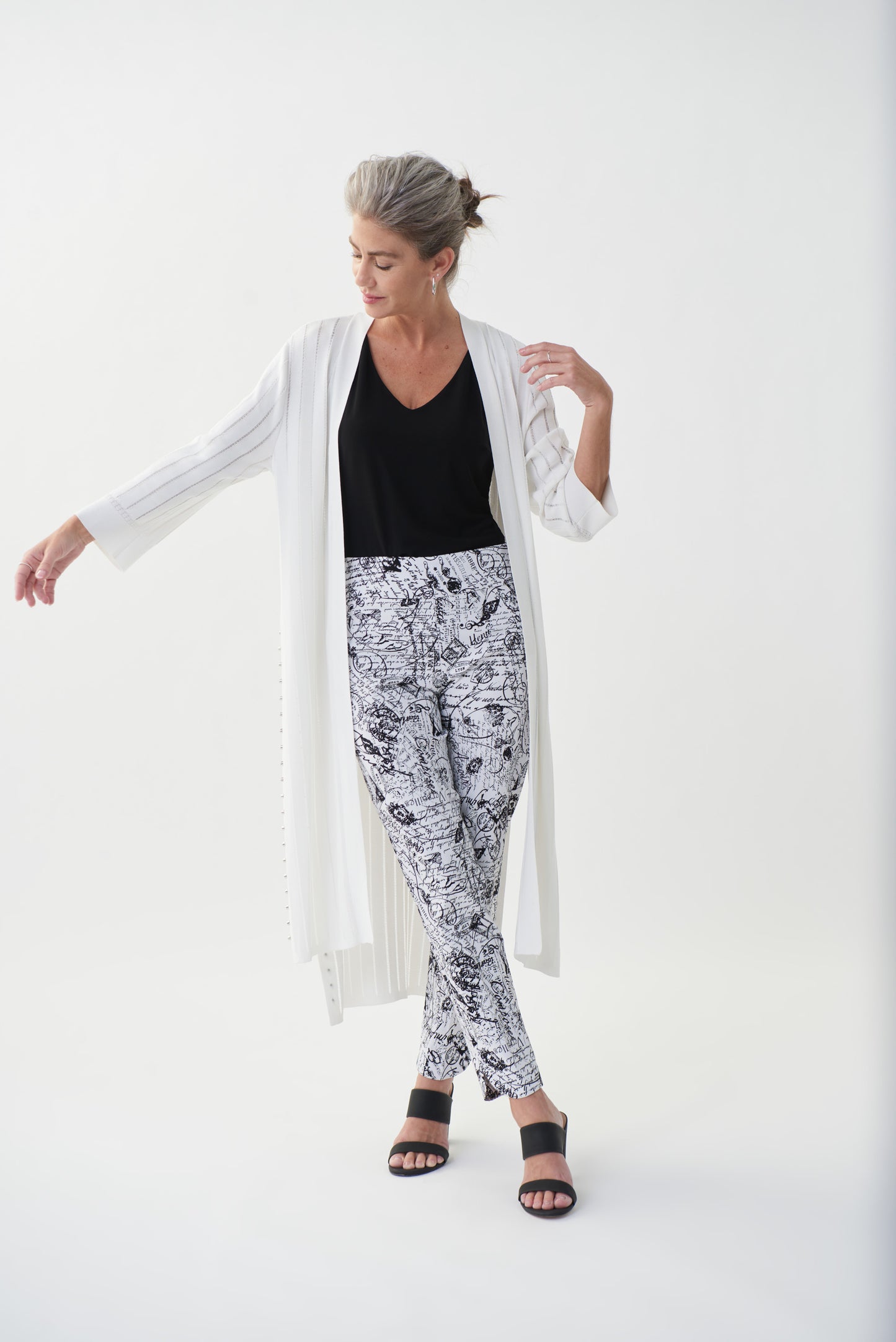 Strick-Cardigan 1/1 Arm (Vanille)