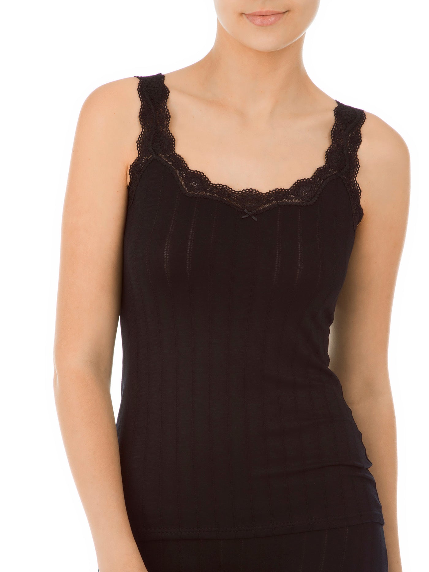 DAMEN Top ohne Arm (Schwarz)