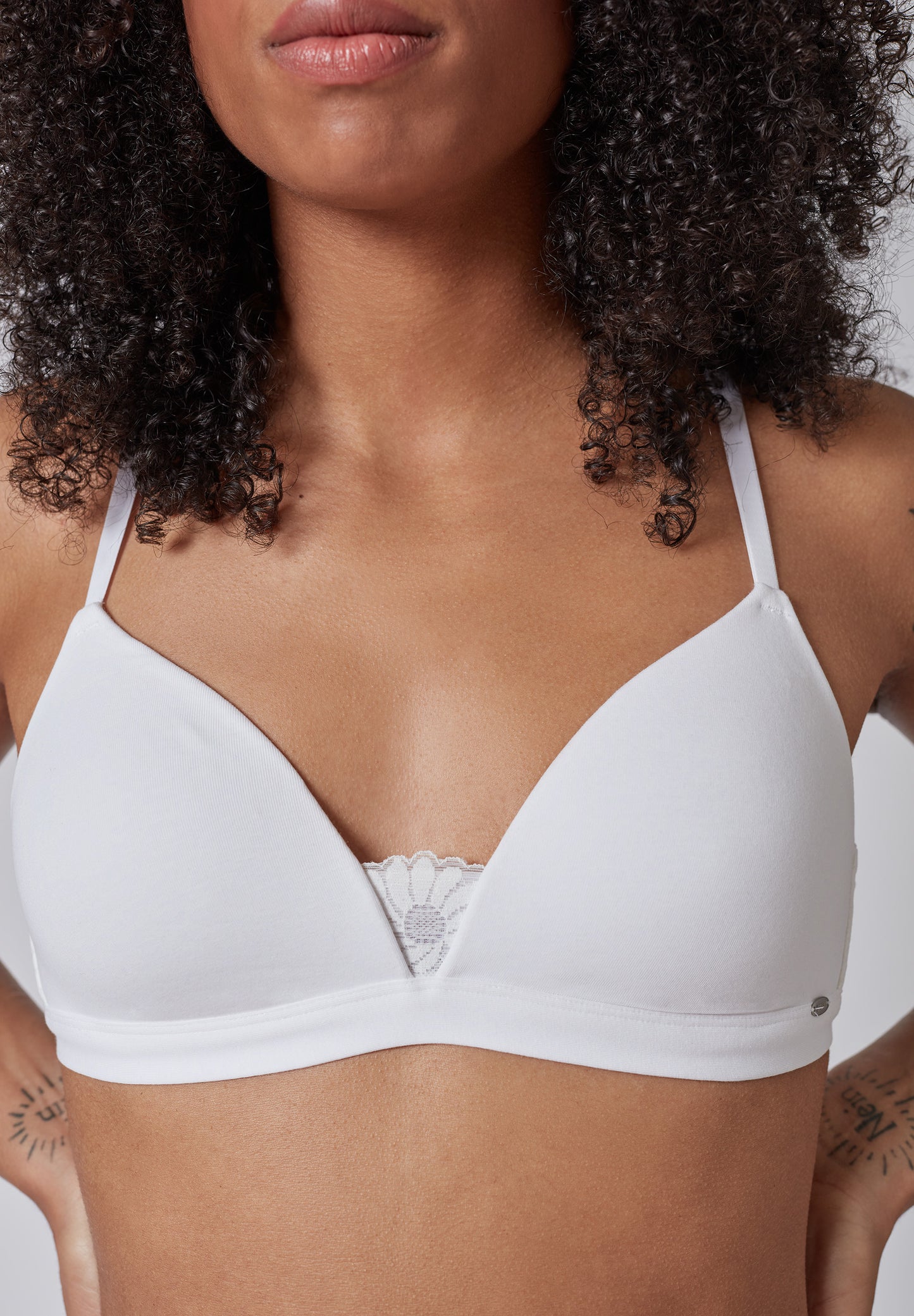 Skiny Every Day In CottonLace Multipack Damen Triangel gepaddet (White)