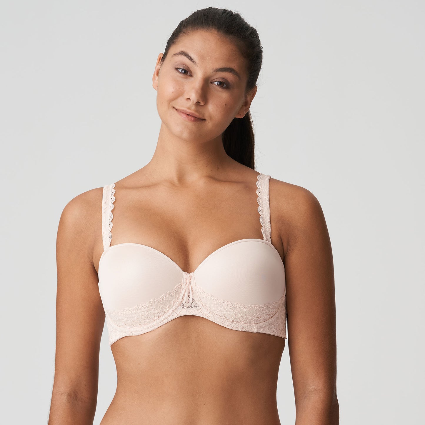I DO silky tan Unterlegter BH trägerlos (Skt)
