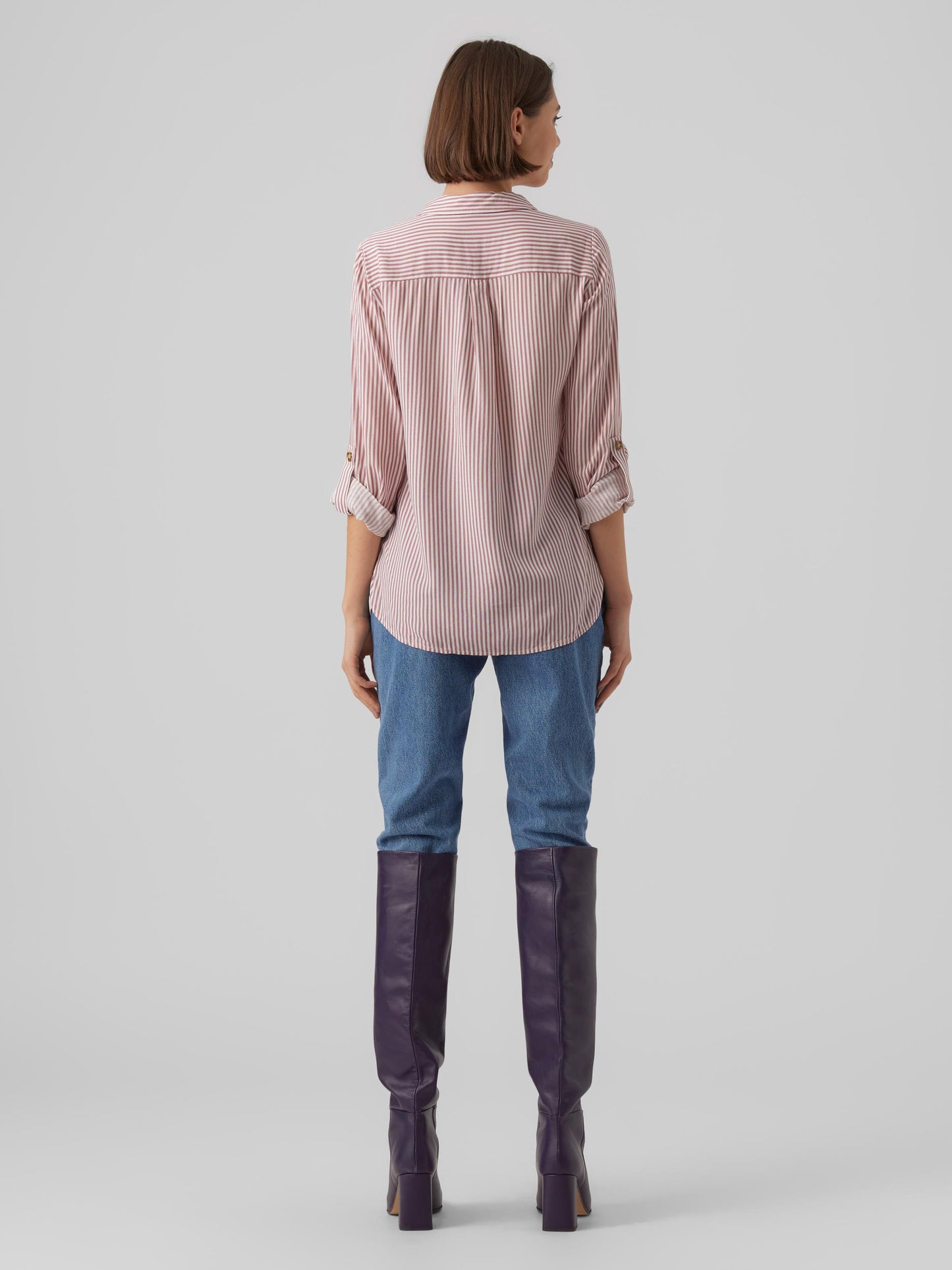 Vmbumpy L/s Shirt New Wvn Noos (Snow White)