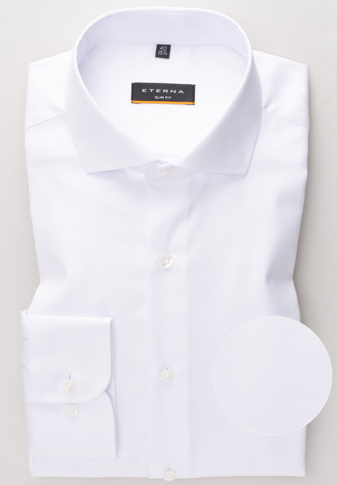 ETERNA Cover Shirt SLIM FIT (Weiss)