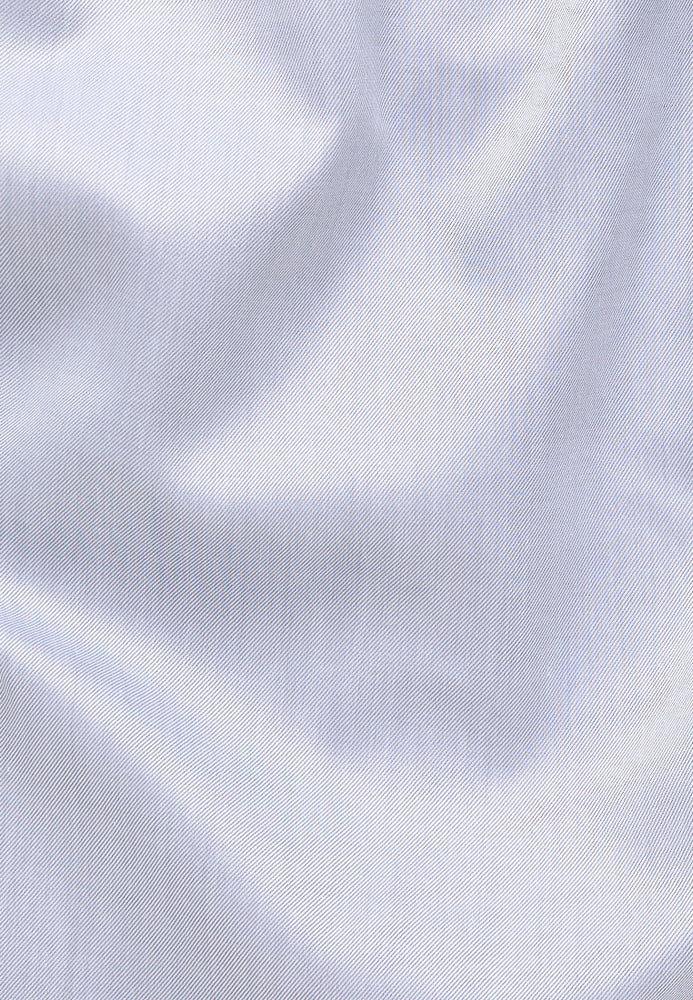 Eterna Langarm Hemd Slim Fit Gentle Shirt Twill (Stahlgrau)