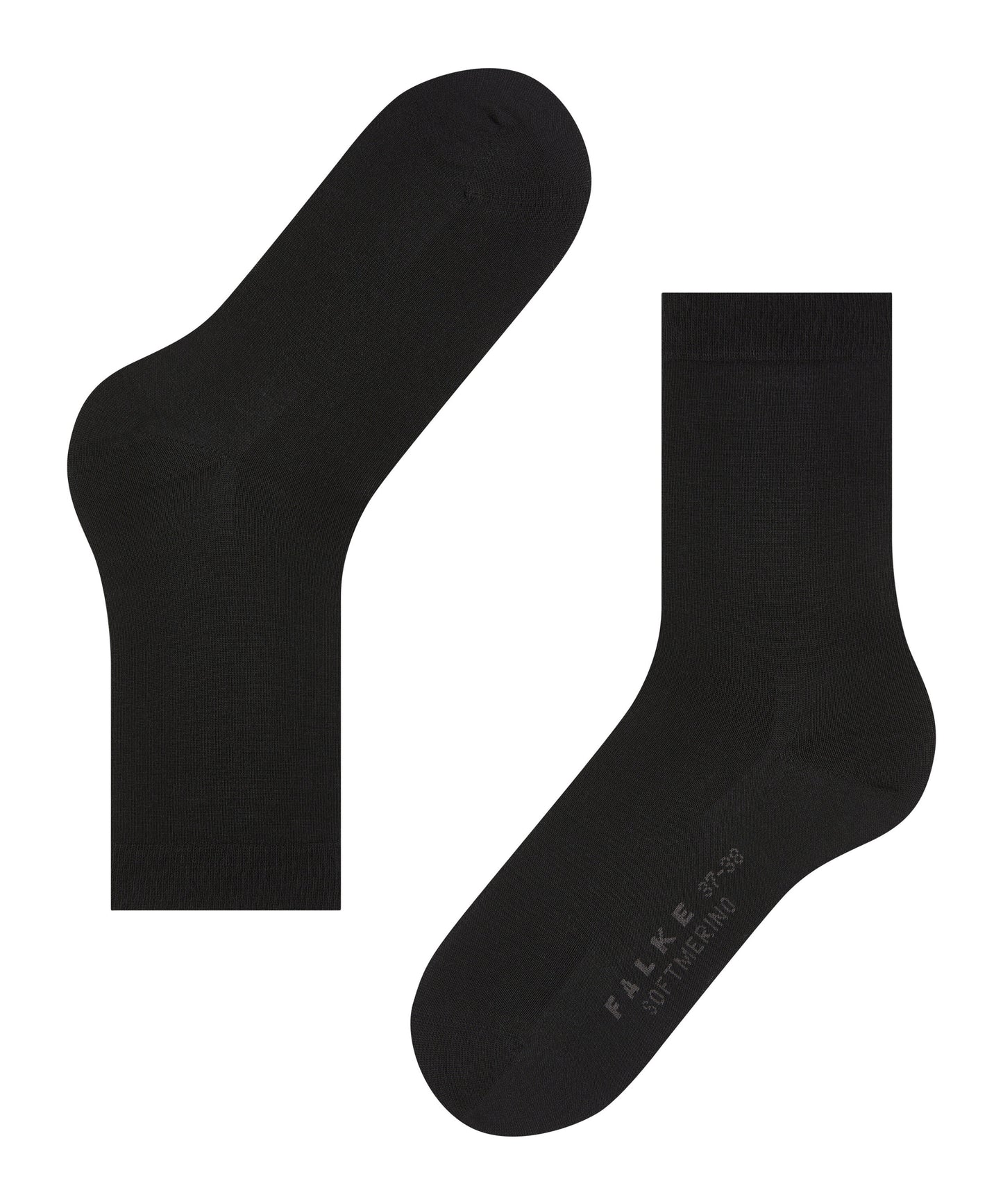 Socken Softmerino (Black)