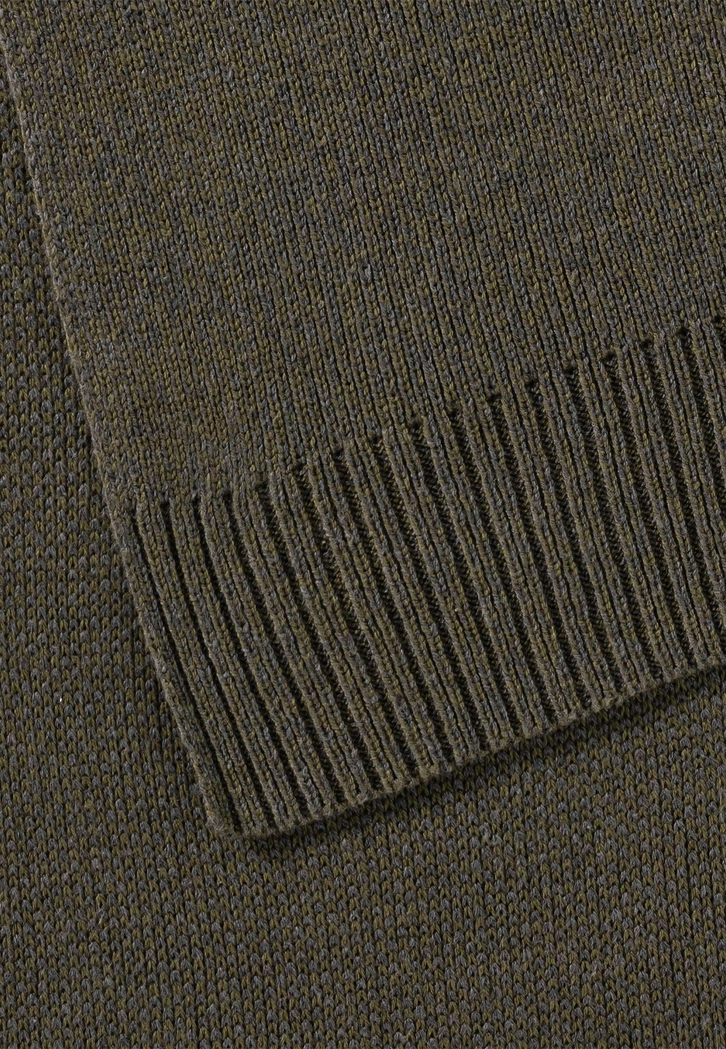 Melierter Strickschal (Khaki)