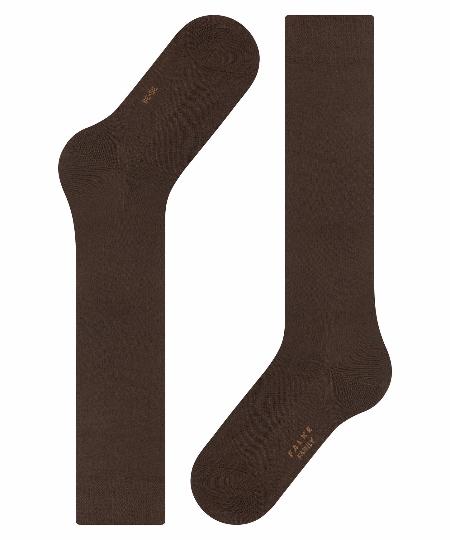 Kniestrümpfe Family (Dark Brown)