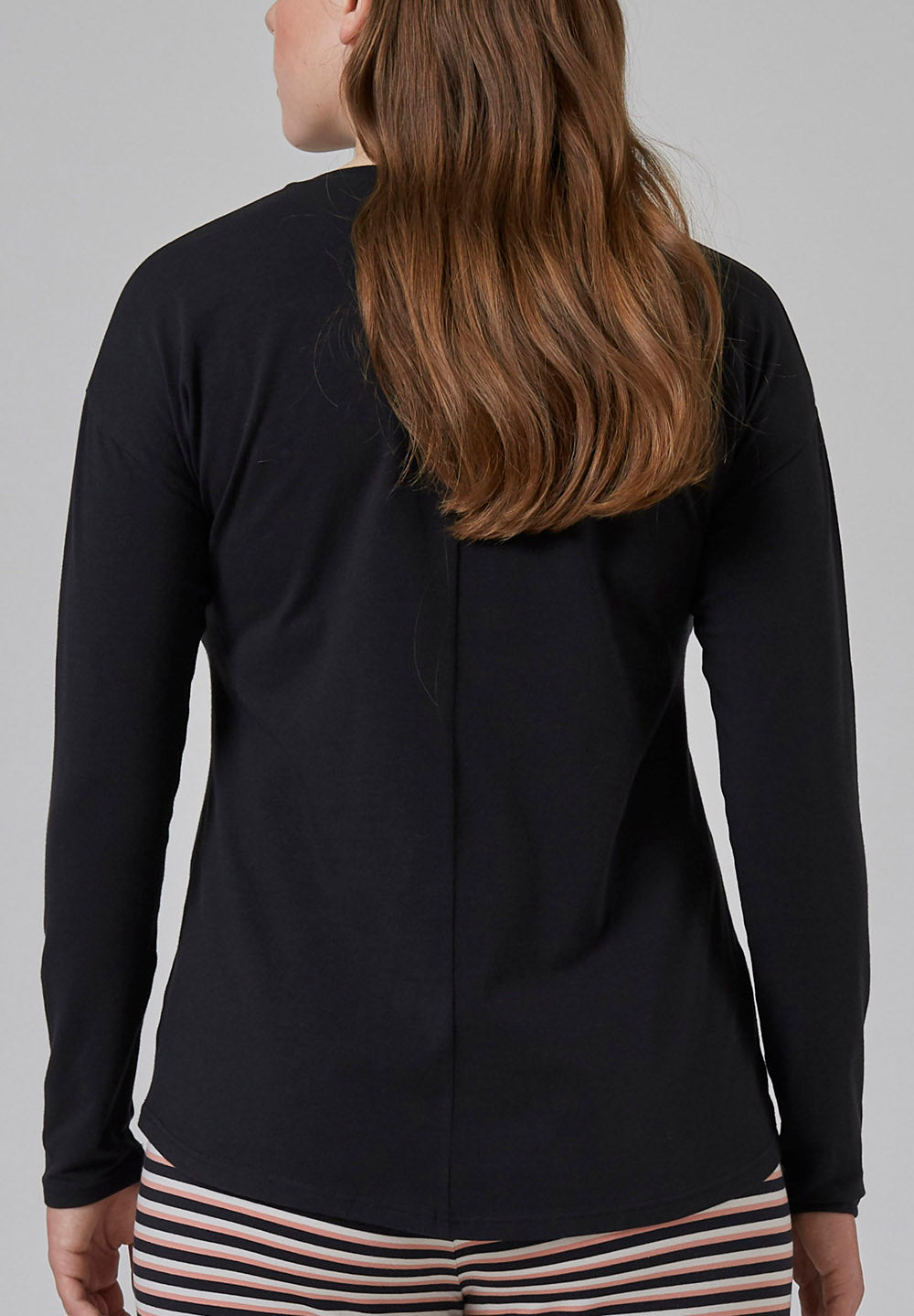 Skiny Damen Shirt langarm Night In Mix & Match (Black)