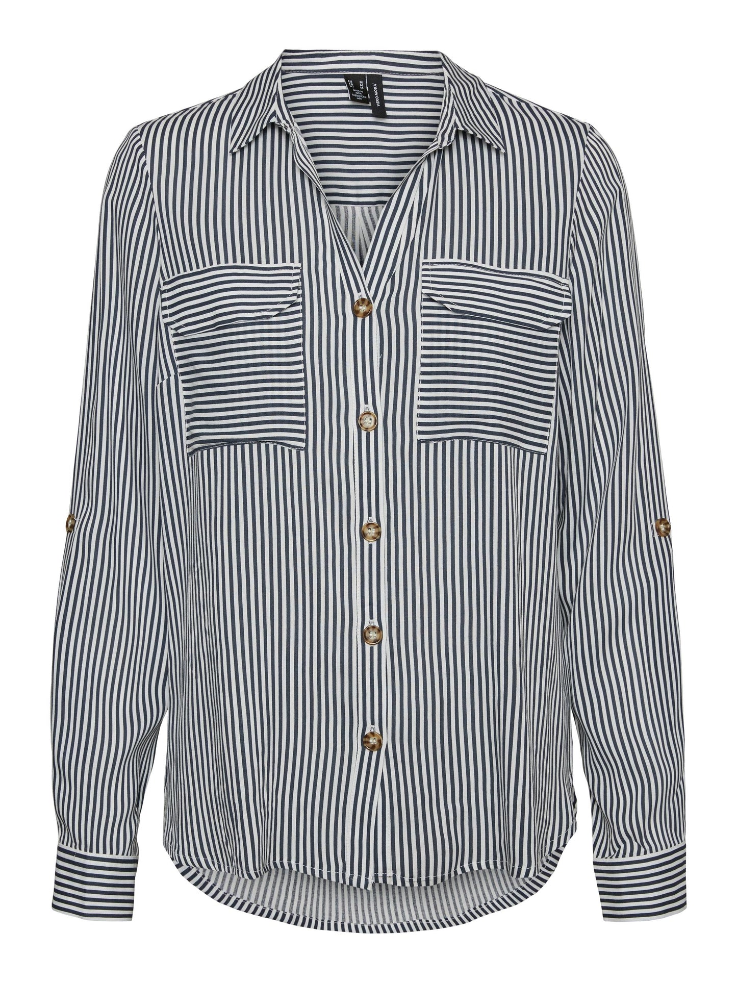 Vmbumpy L/s Shirt New Wvn Noos (Snow White)