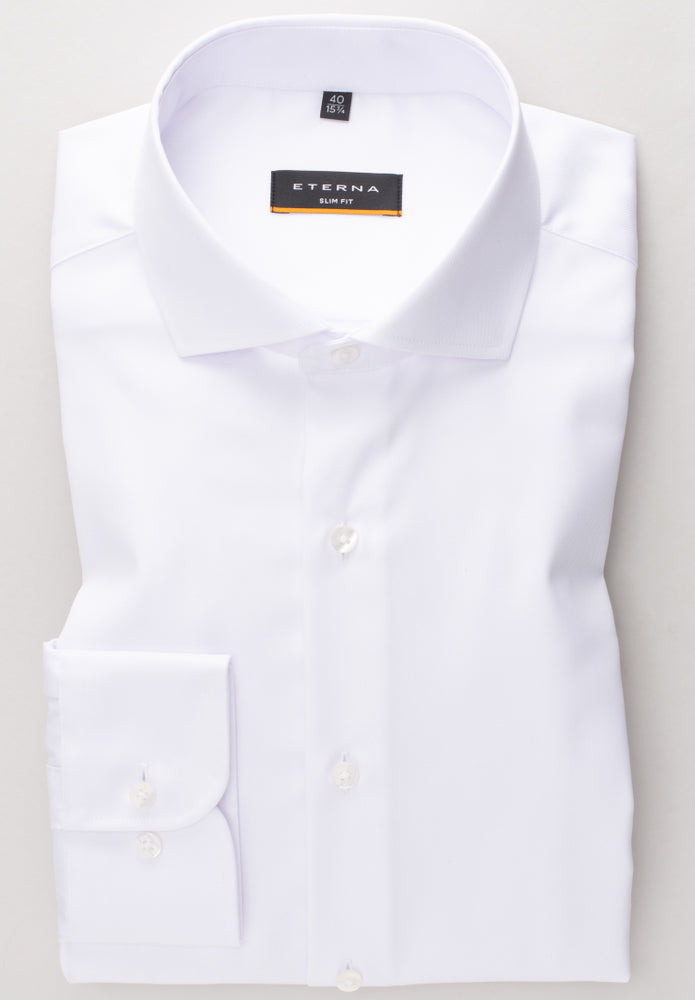 ETERNA Cover Shirt SLIM FIT (Weiss)