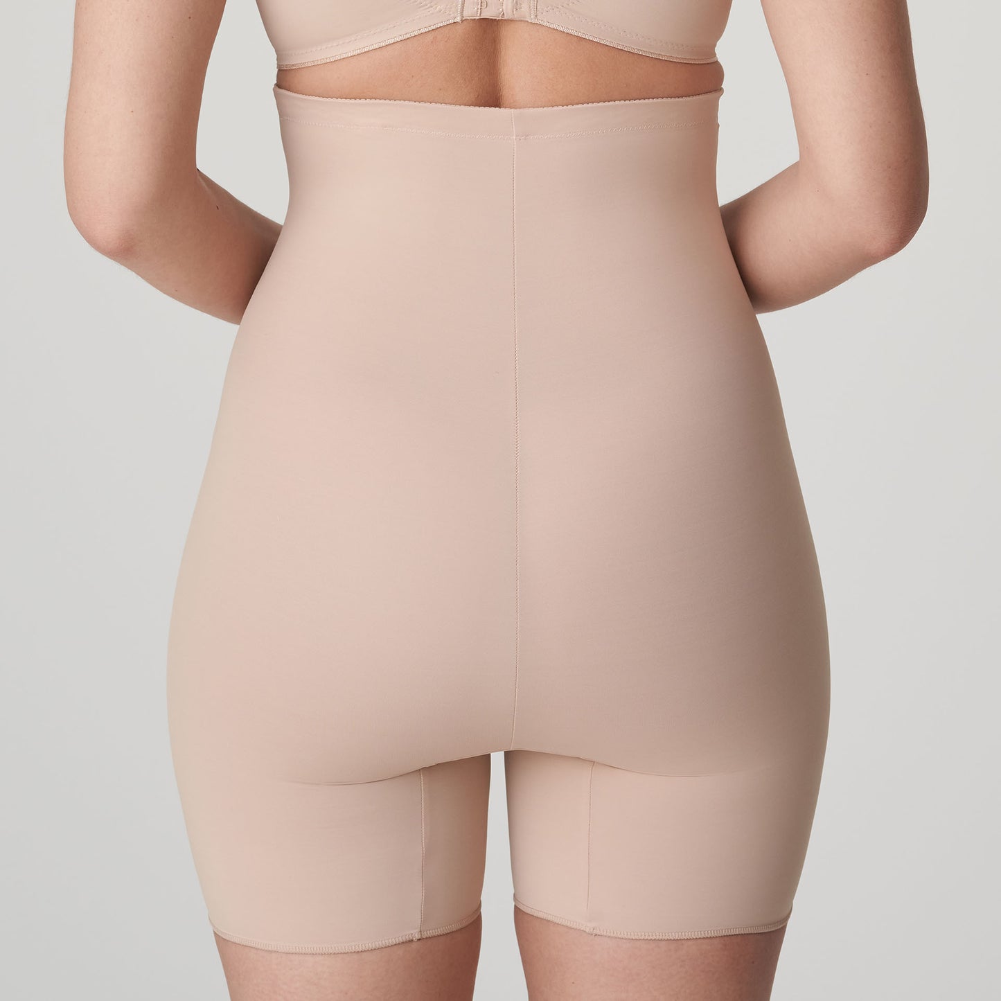 PERLE caffé latte Shapewear Bodyshaper mit Bein (Cal)