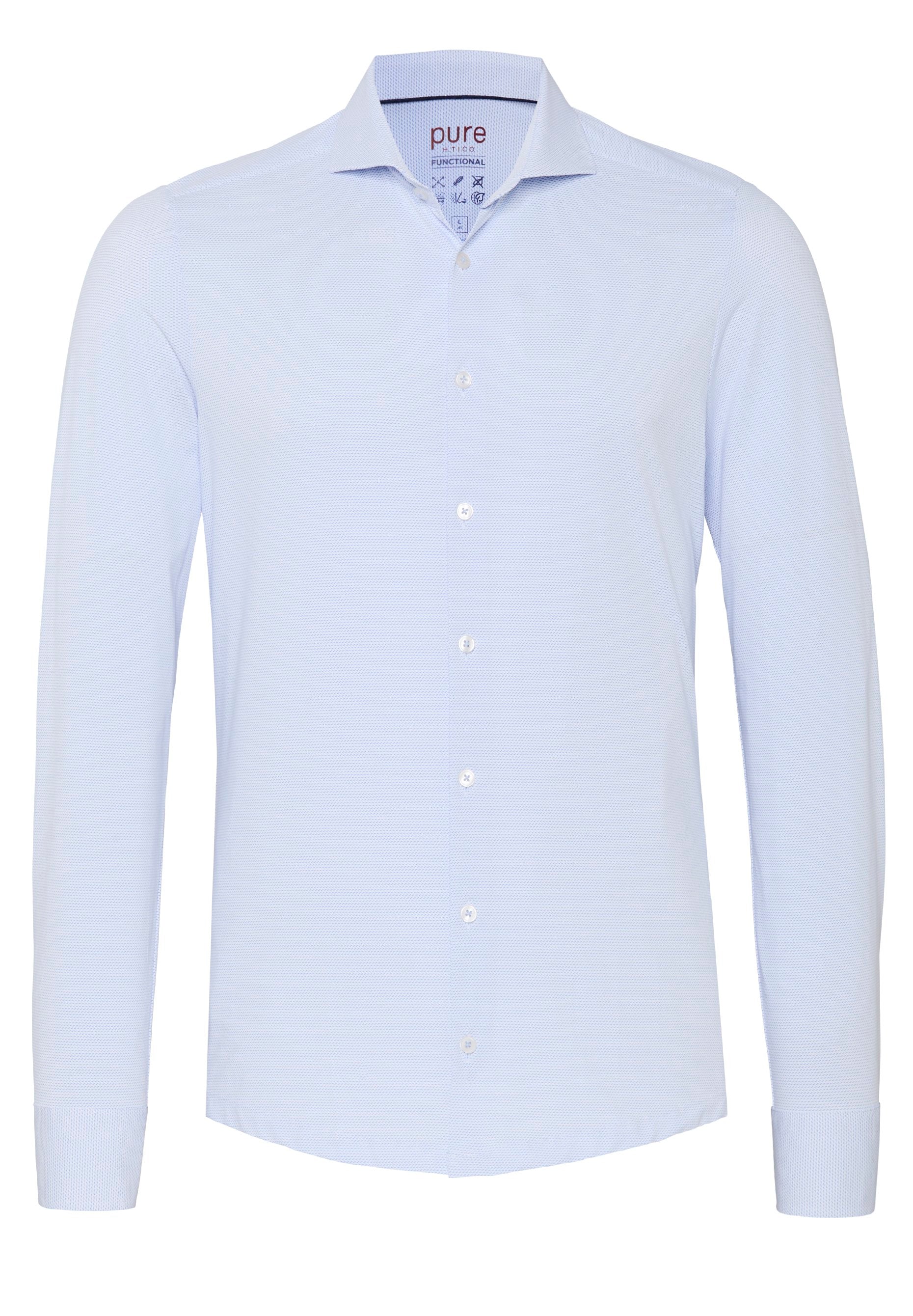 PURE- Functional Hemd Langarm (Uni Hellblau)