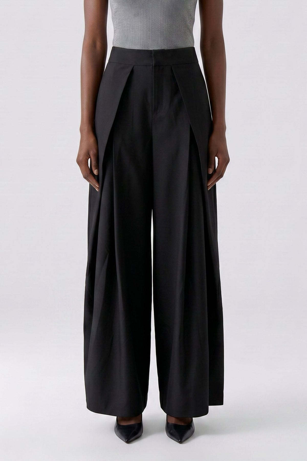 Bundfaltenhose (Black)