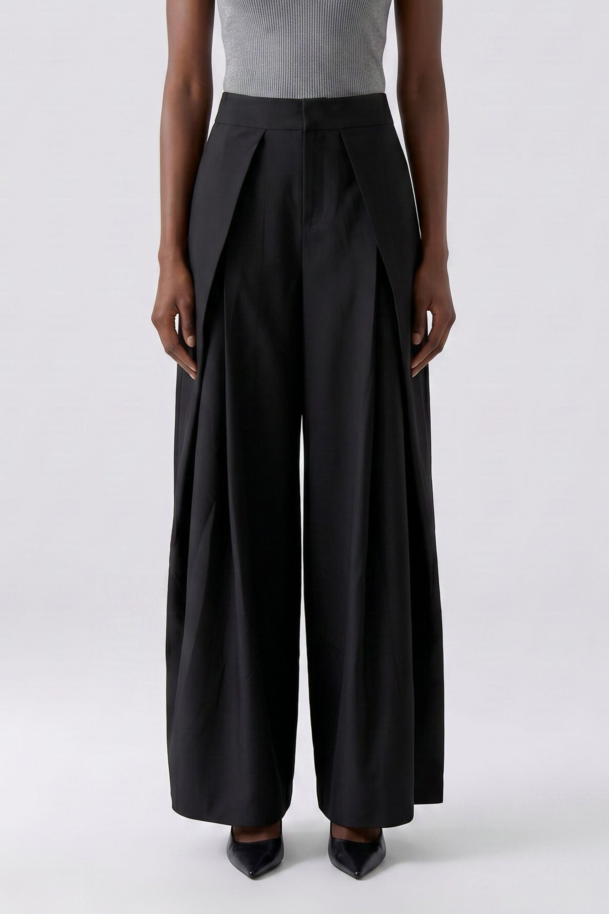 Bundfaltenhose (Black)