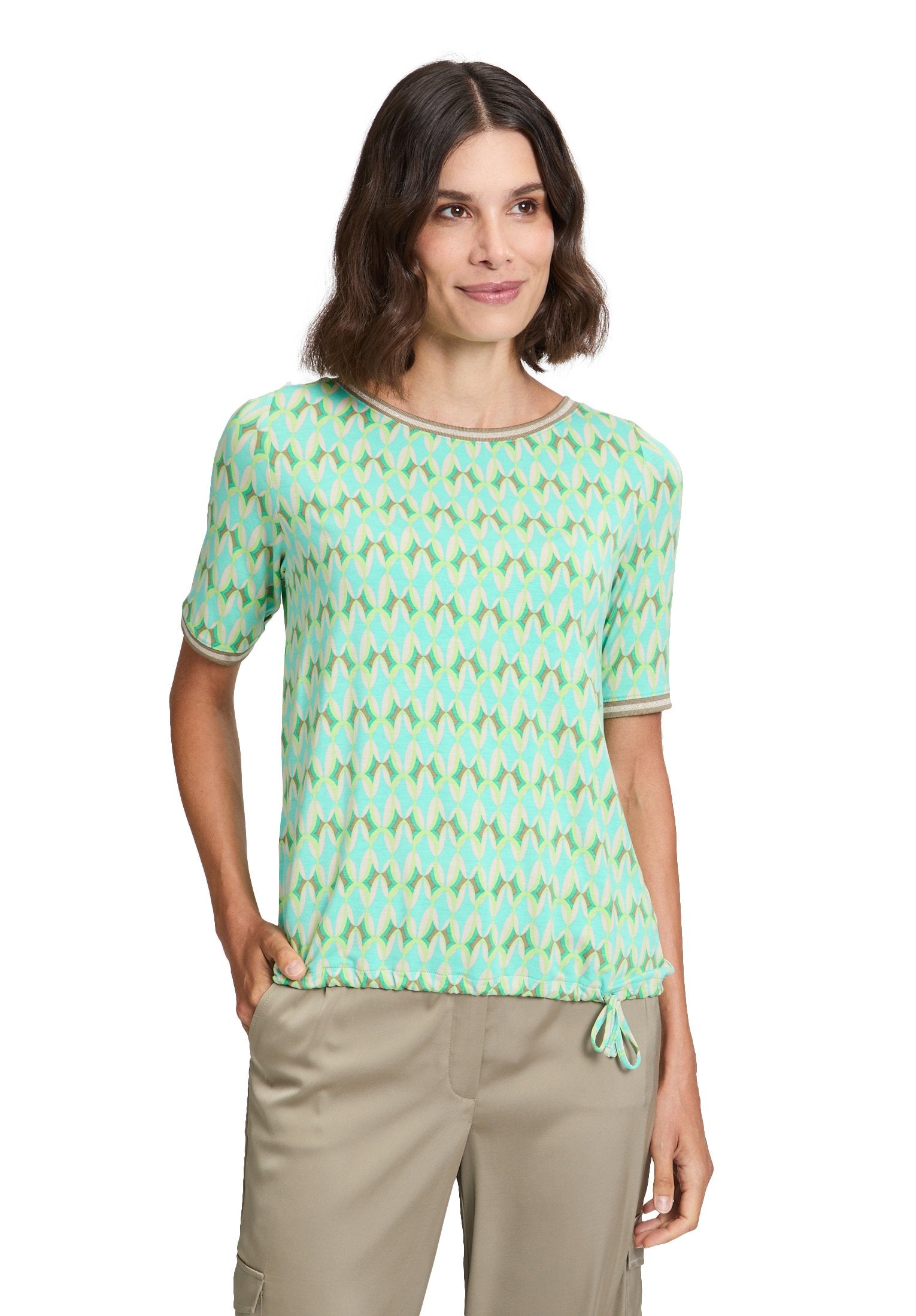Casual-Shirt (Khaki/green)