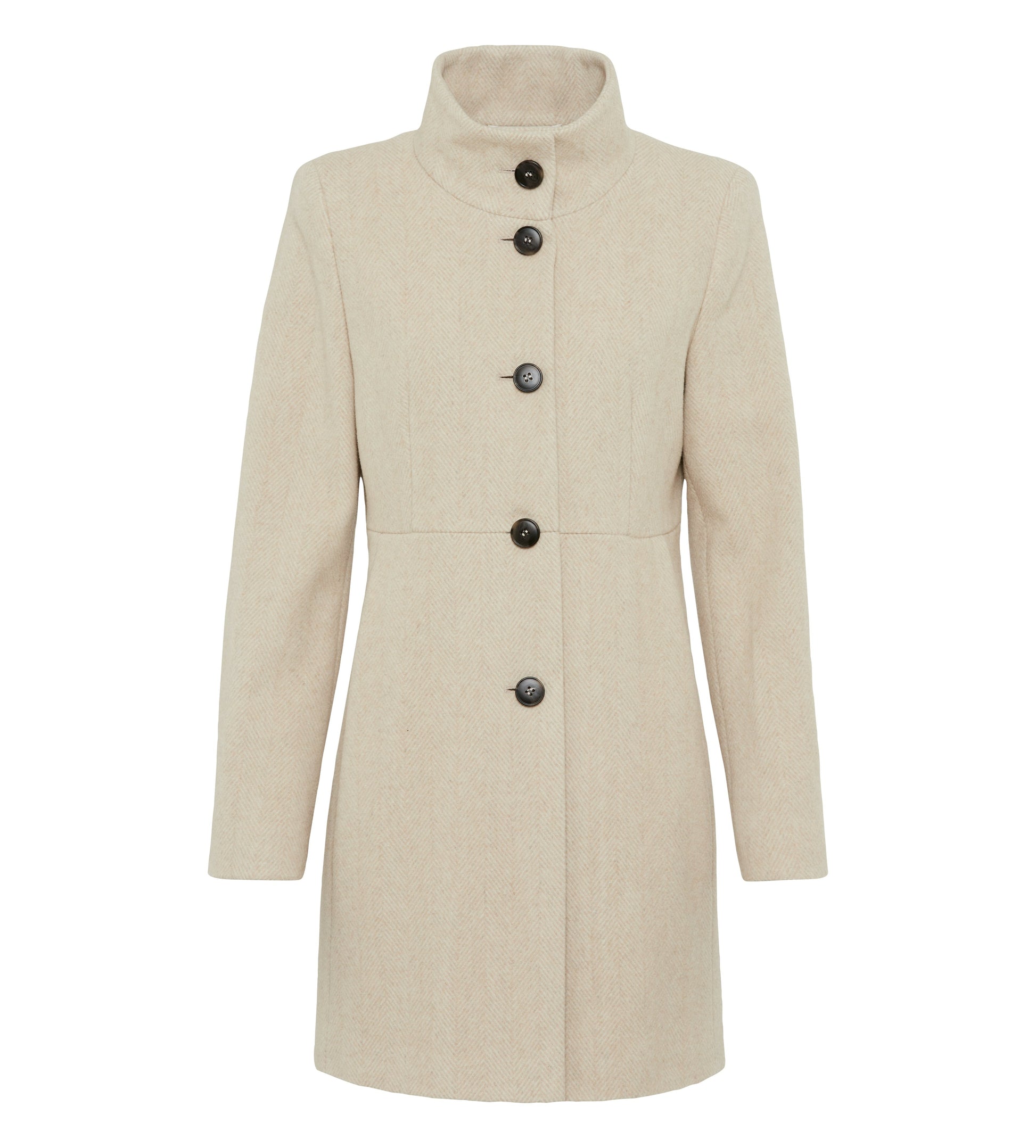 Wolljacke (Beige/kitt)