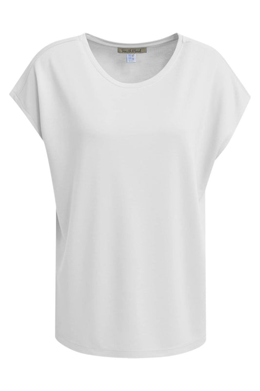 Modal T-Shirt Roundneck (Cream White)