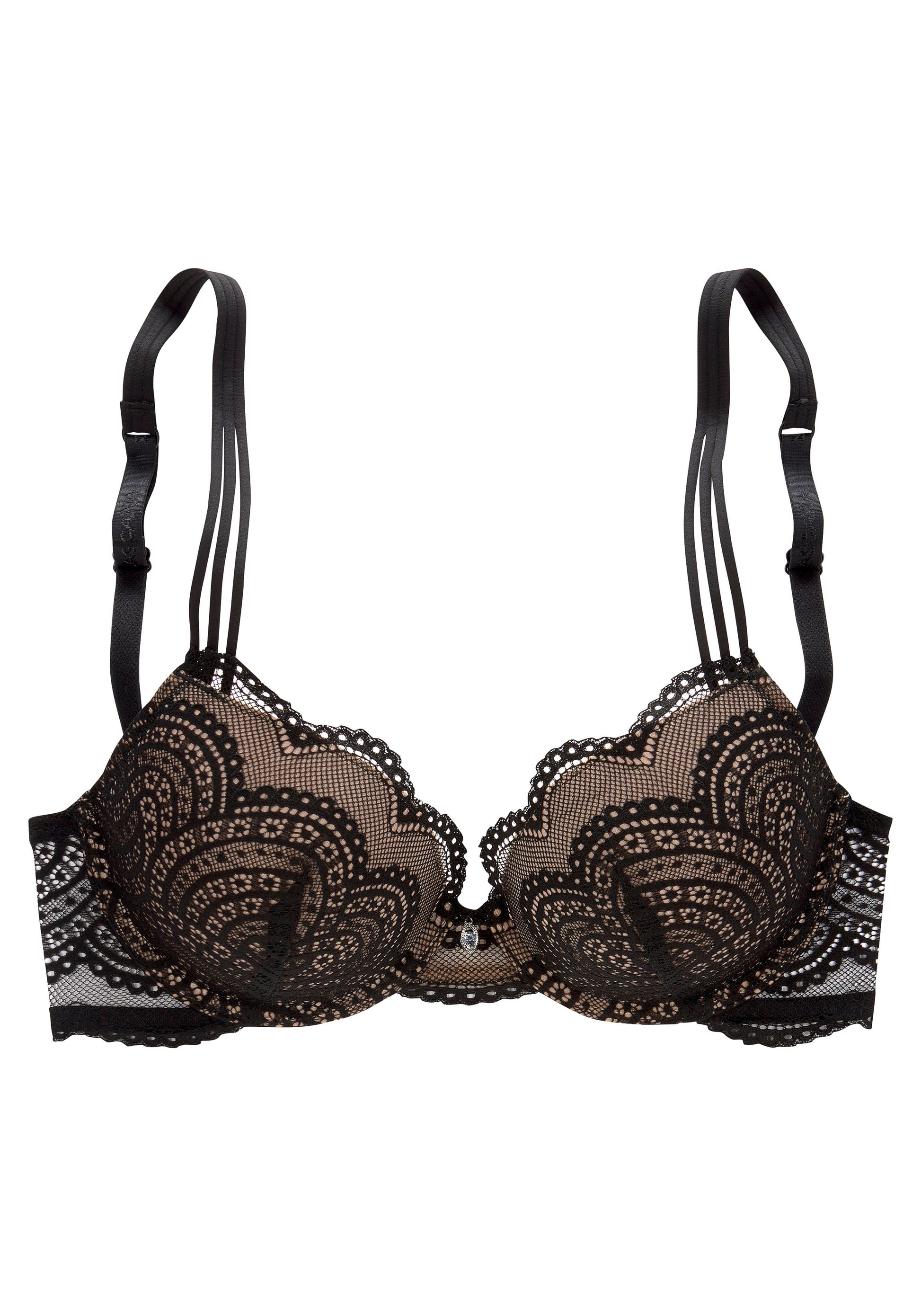 lascana Push-up BH (Black)