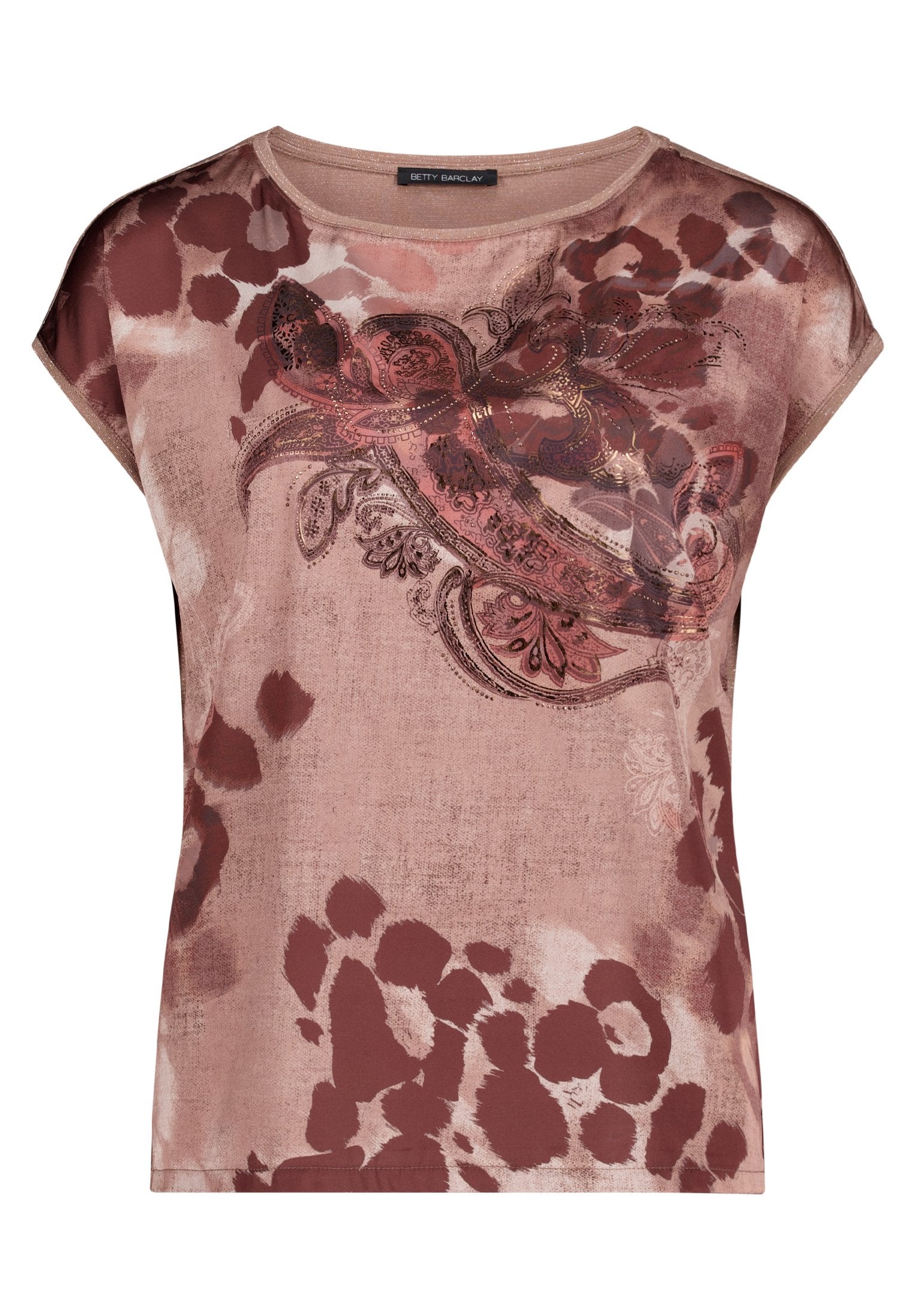 Blusenshirt (Brown/red)