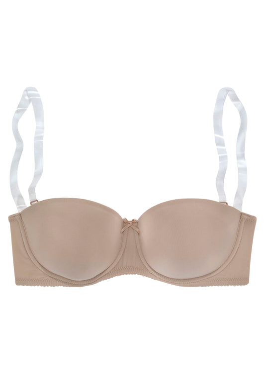 NUANCE strapless bra (Toffee)