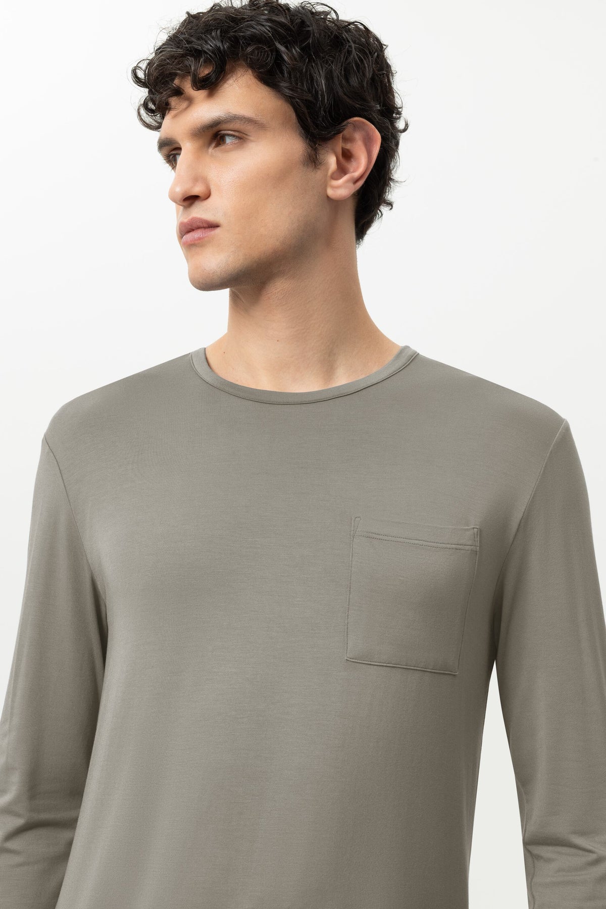 T-Shirt langarm (Light Oak)