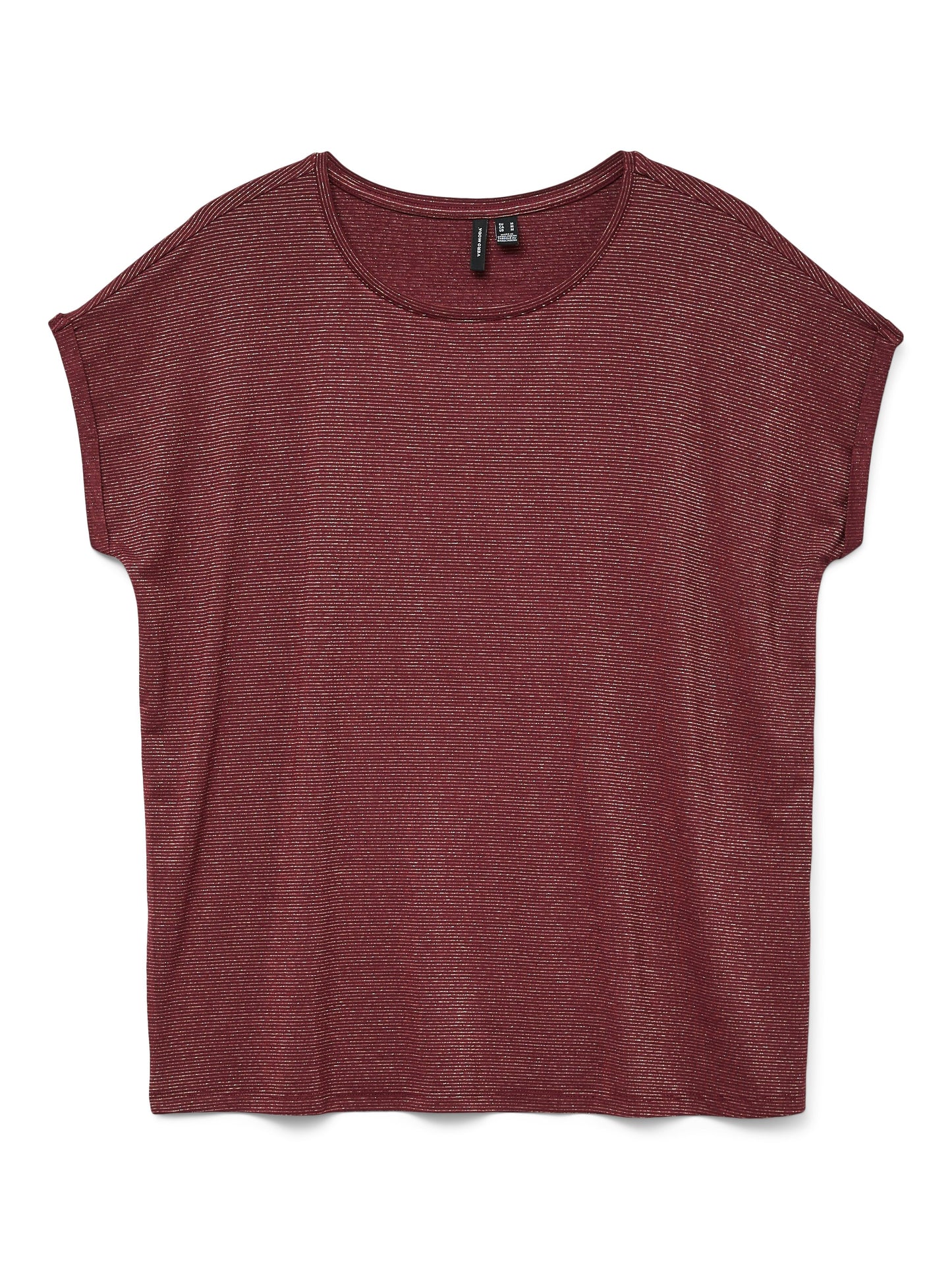 Vmlava Glitter Ss Top Stripe Jrs Noos (Syrah/gold)