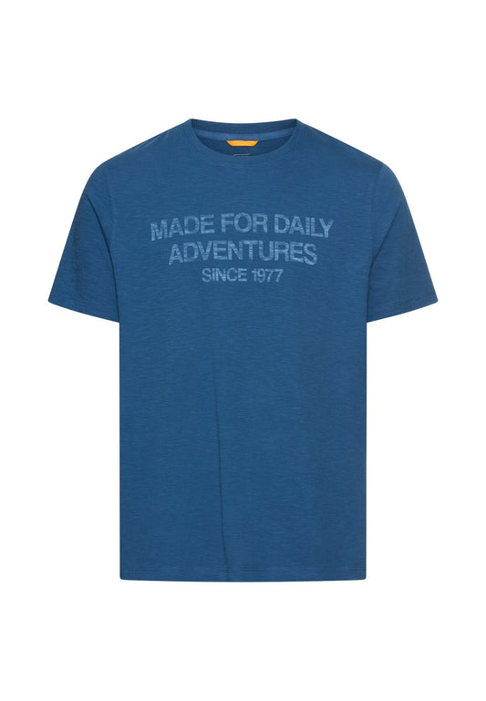 T-Shirt mit reflektierenden Details (Indigo Blue)