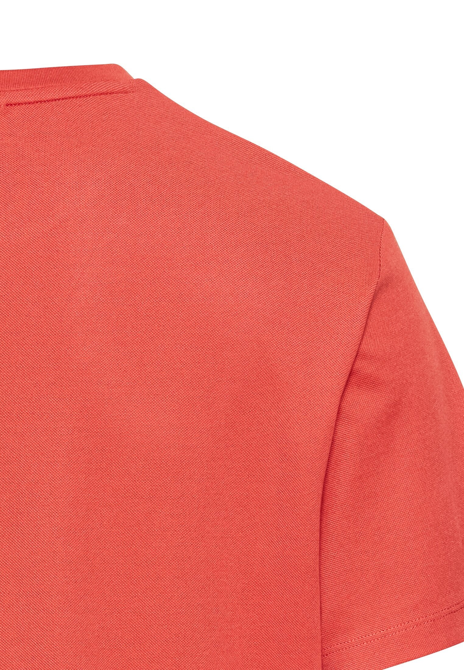 T-Shirt mit Brusttasche (Sunfaded Red)