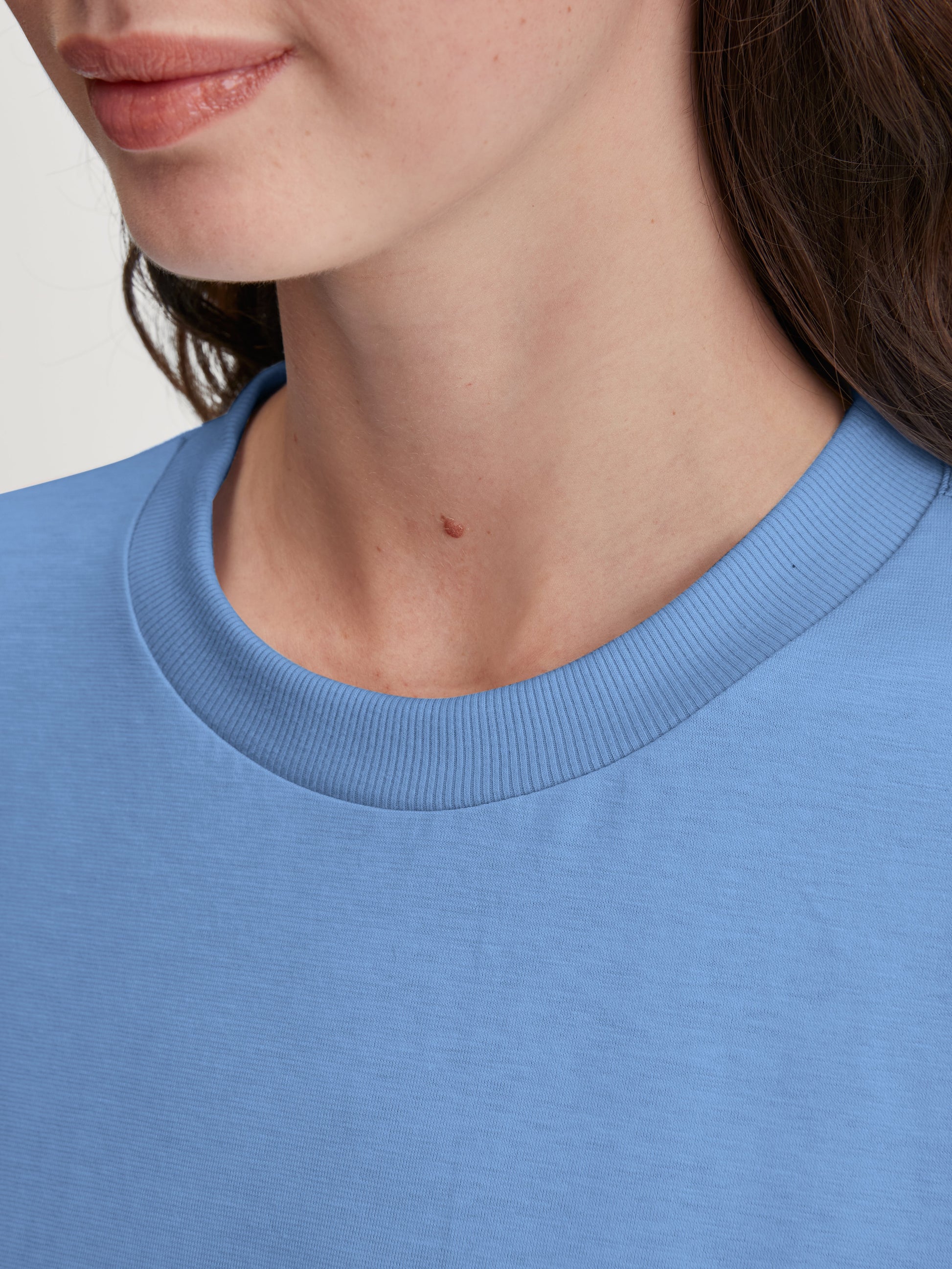 WOMEN Pyjamas with cuff (Riviera Blue)