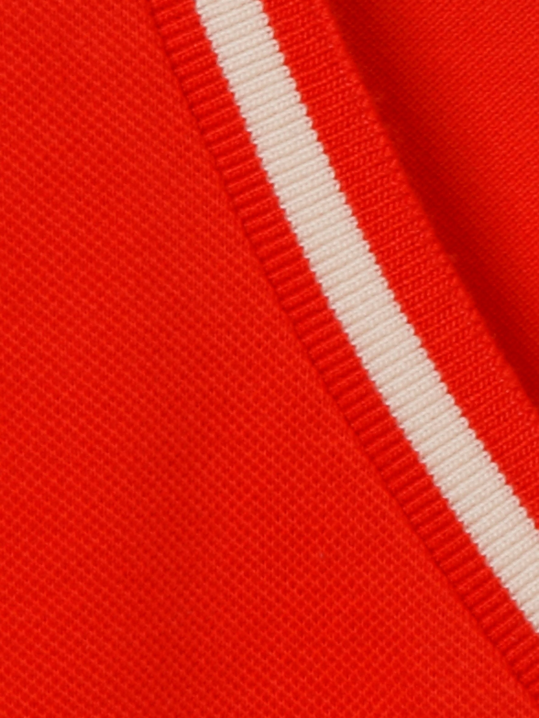 T-Shirt V-Ausschnitt 1/2 Arm (Red / Butter)