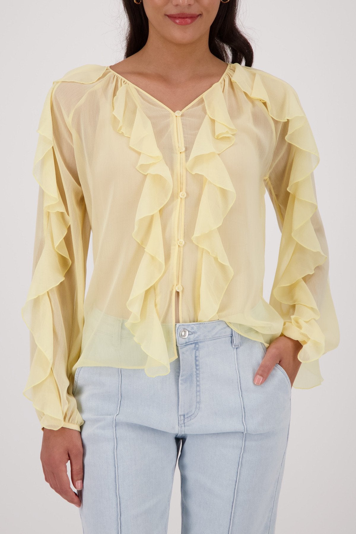 Bluse (Pastel Yellow)