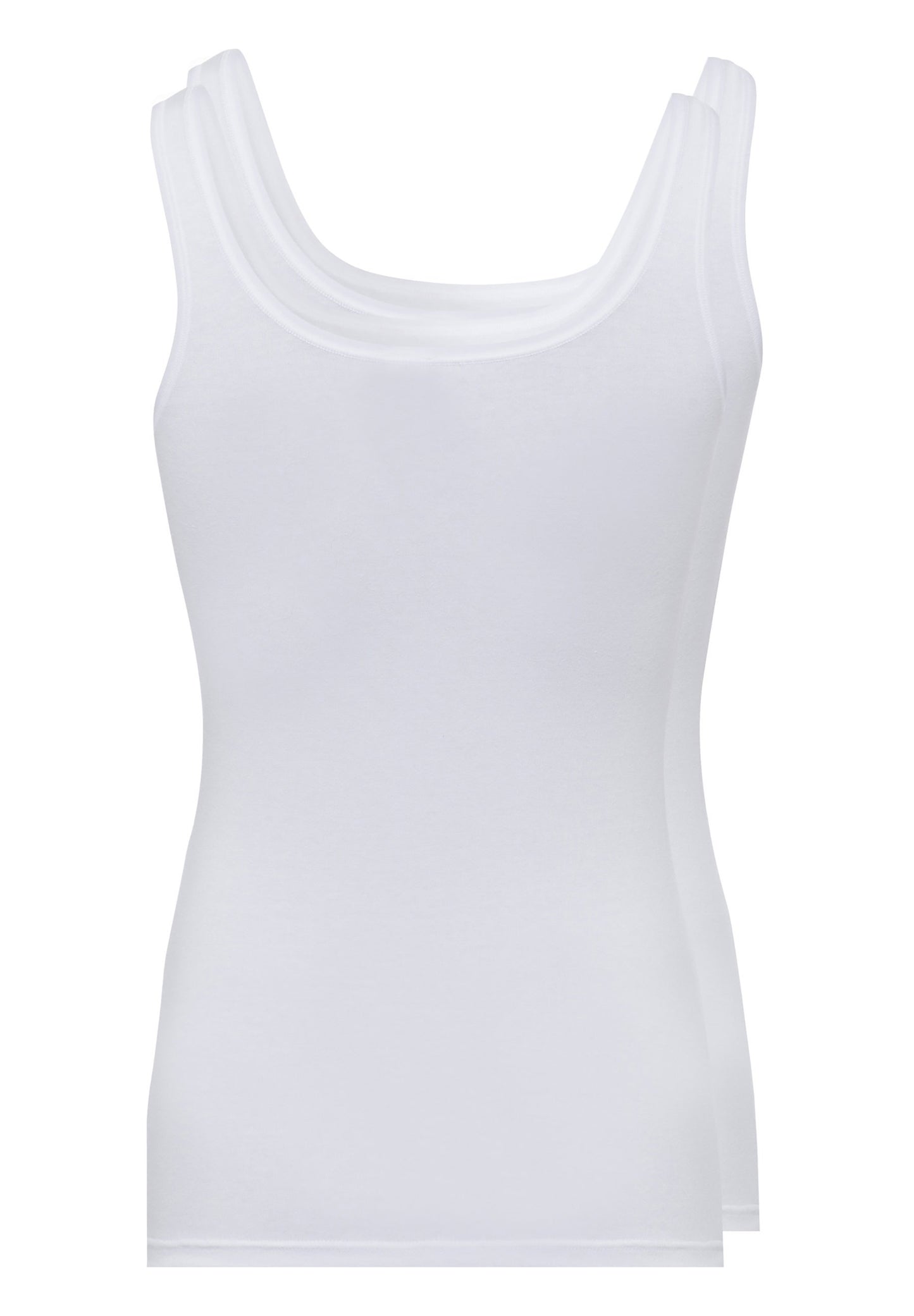 Skiny Damen Tanktop Doppelpack Cotton Advantage (White)