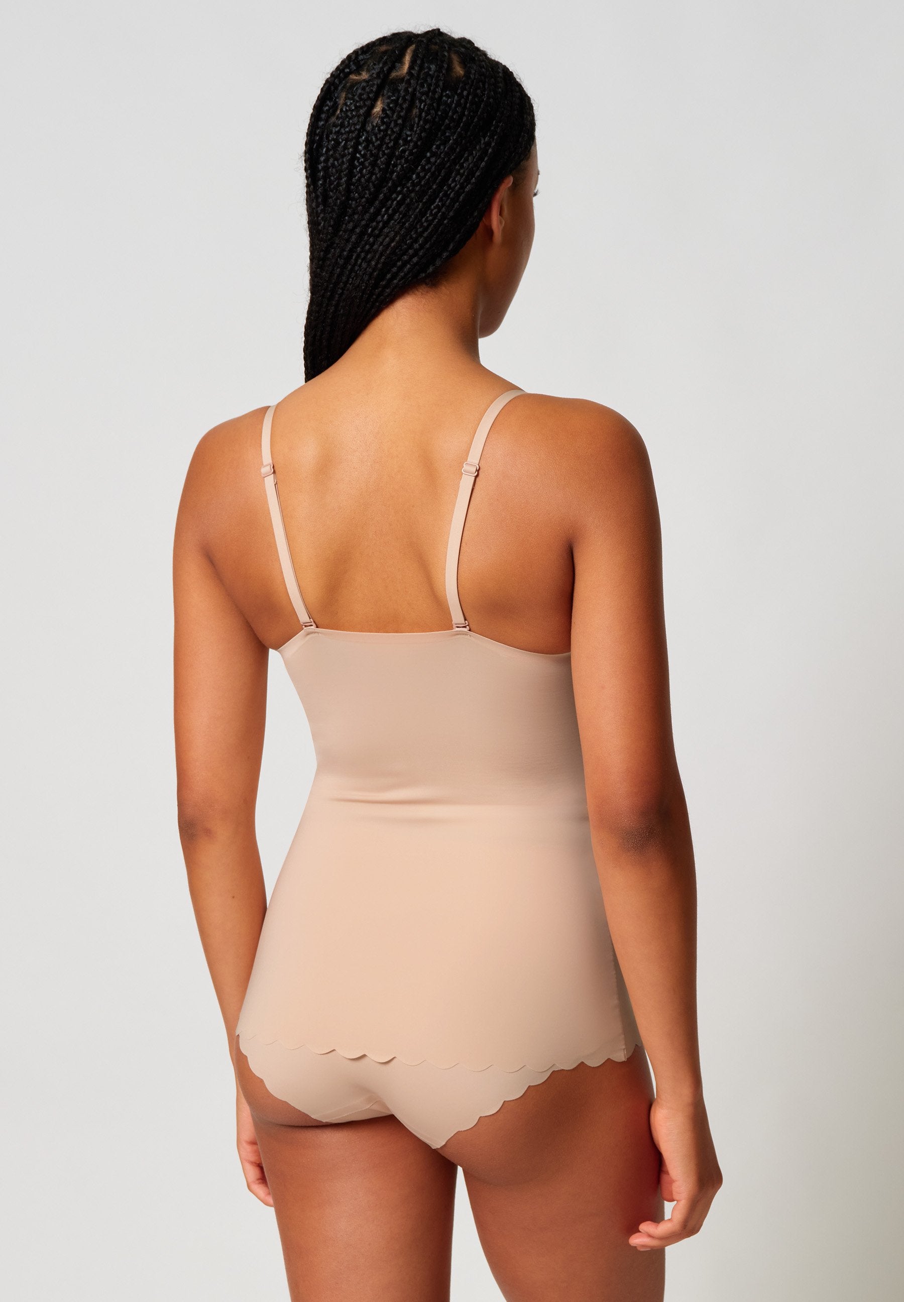 Spaghettishirt herausn. Pads (Beige)