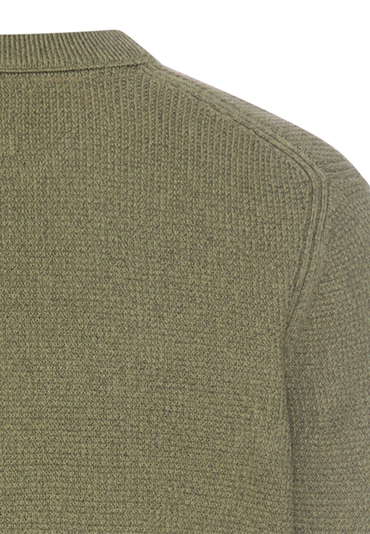 Strickpullover mit Brusttasche (Leaf Green)