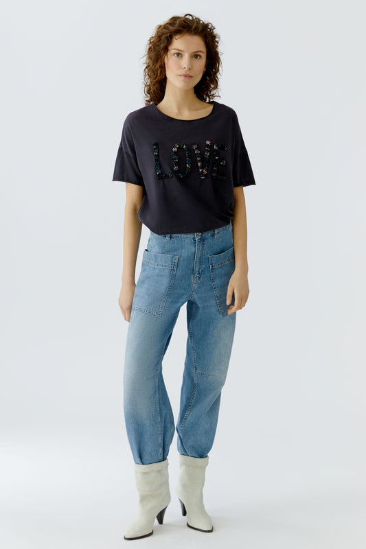 T-Shirt (Washed Out Blac)