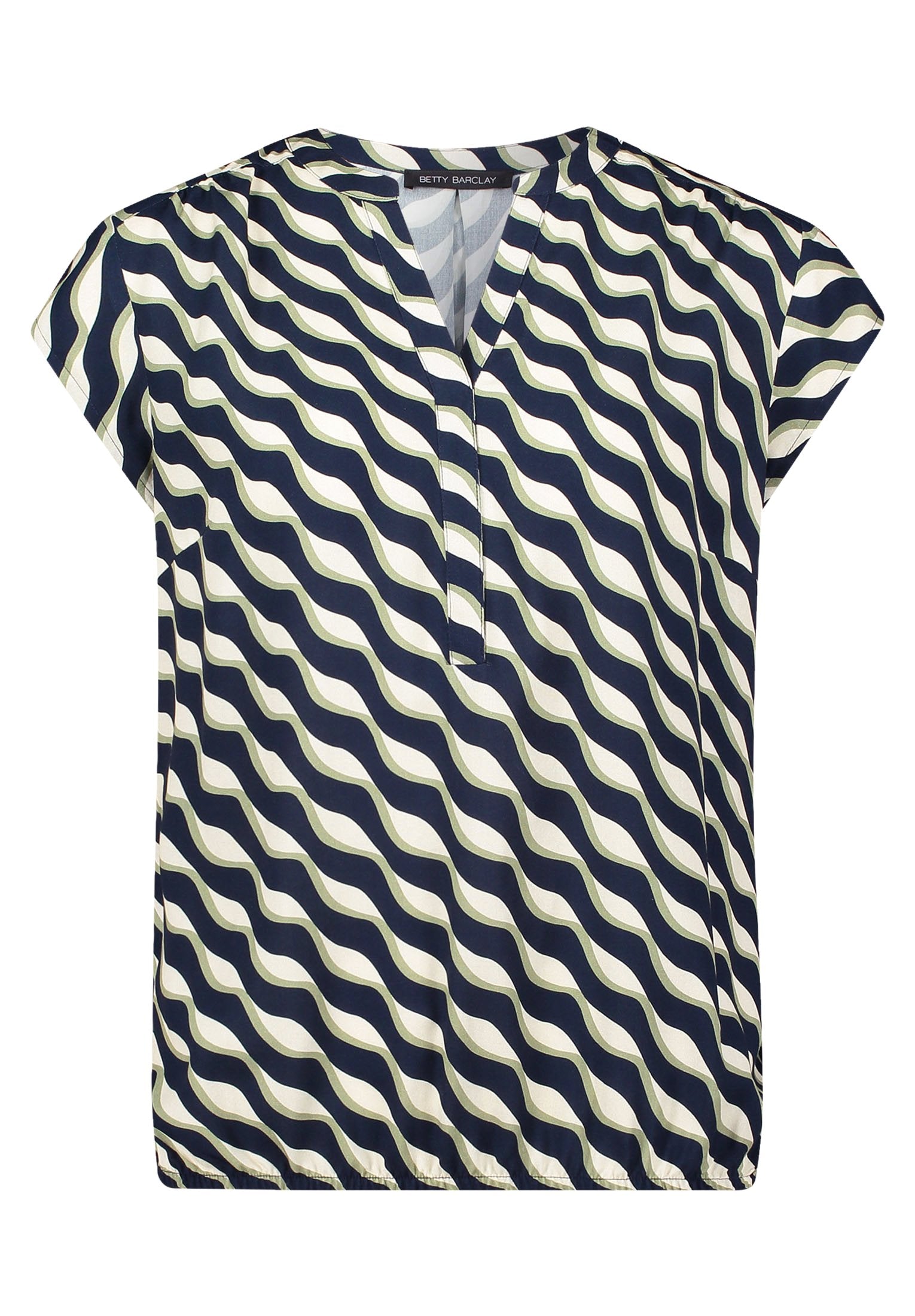 Schlupfbluse (Dark Blue/green)