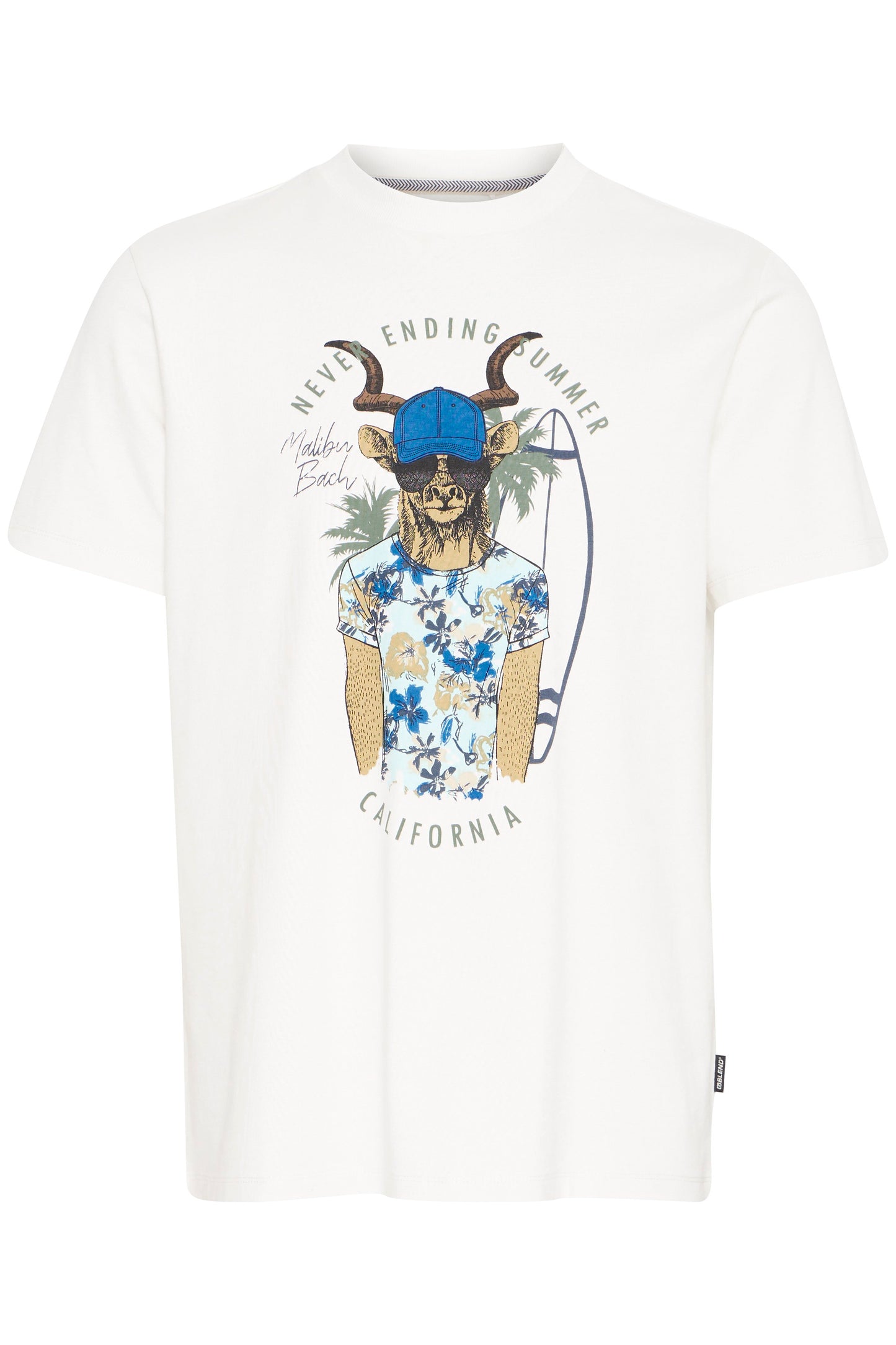 BHJERRON tee (White Deer)