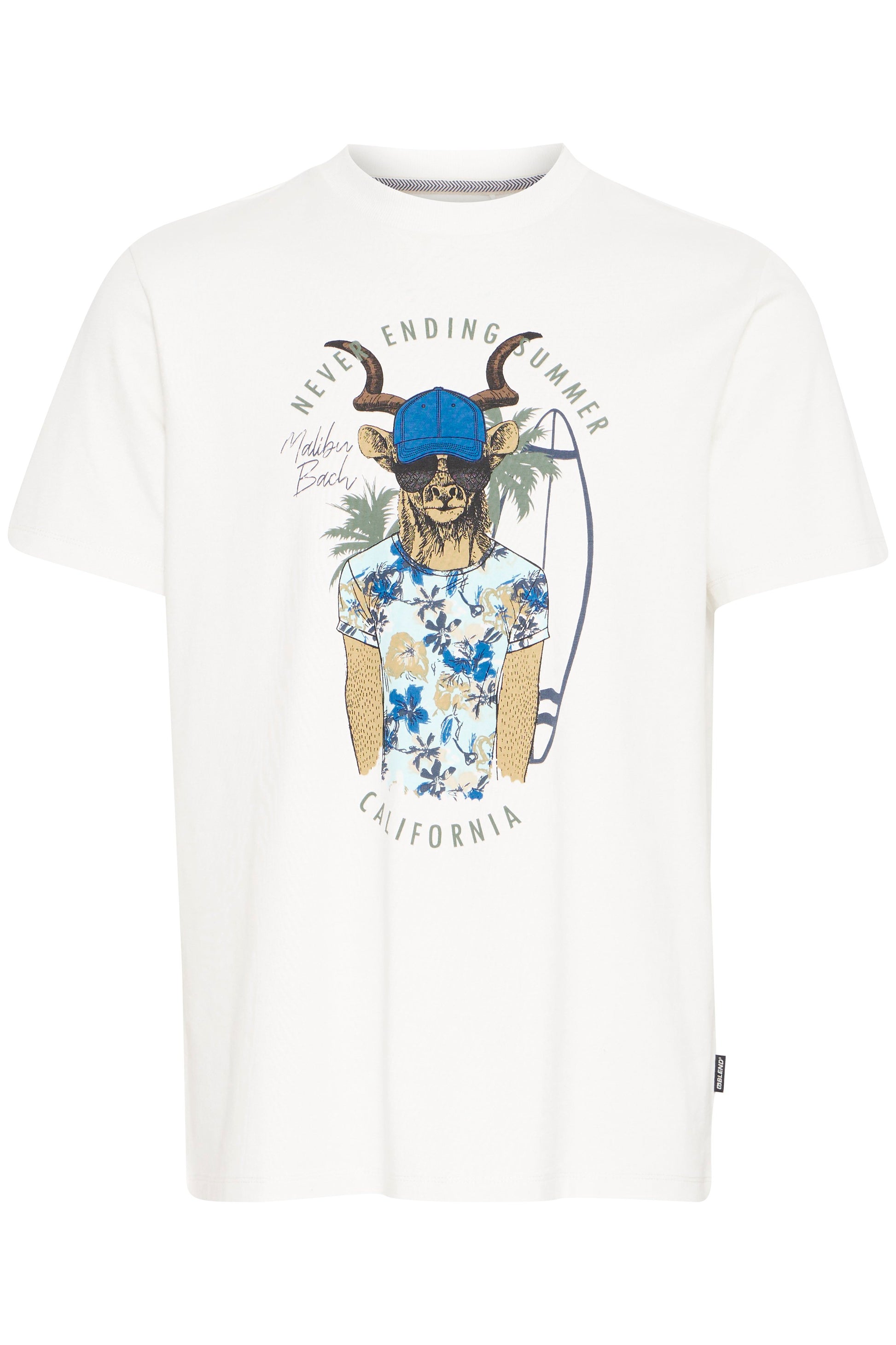 BHJERRON tee (White Deer)