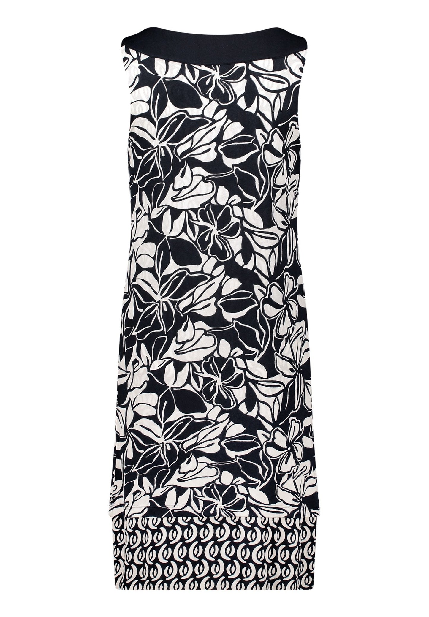 Jerseykleid (Dark Blue/cream)