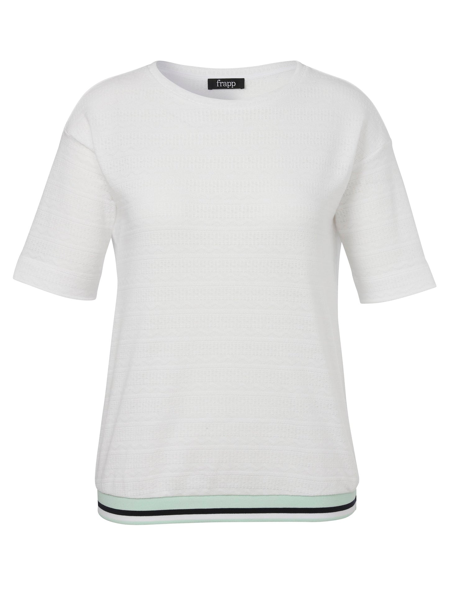 T-Shirt Rundhals 1/2 Arm (White Multicolor)
